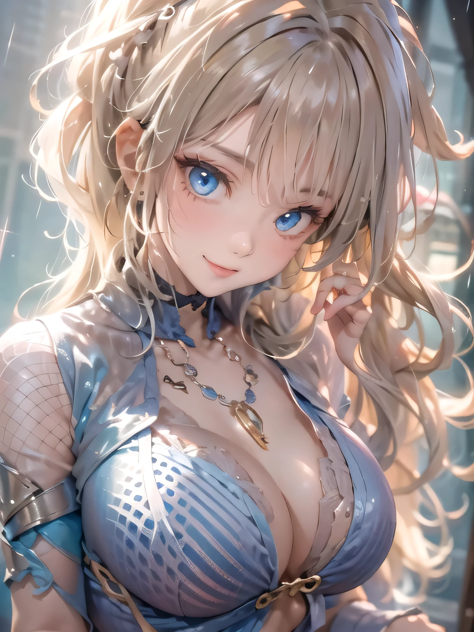 (photorealistic:1.8, highest quality:1.8,8K masterpiece:1.8,High resolution,muste piece:1.8,RAW Photos,cinematic lighting),one goddess、(sexy armor leotard、choker、Fishnet tights、beautiful butt,beautiful thighs,plump nipples,Nipples are visible through the costume),
(beautiful detailed blue eyes:1.7,double eyelid:1.6,Beautiful skin with glowing details:1.2), Beautiful shining blonde hair:1.5),
line of sight(Turning Head Away, Glancing Elsewhere:1.5),(photo seen from behind:1.4),
expression(Scoffing Smile:1.3,face turns red:1.3),(Moderate chest:1.3),
Pause(back pose:1.3,Seductive pose:1.5),
background(rainy night city、neon),(detailed perfect face),anatomically correct,correct move:1.5,correct foot:1.5,4 fingers and 1 thumb in correct proportions,(cameltoe),No split screen,slender abs:1.2,(Young sensual gravure idol)