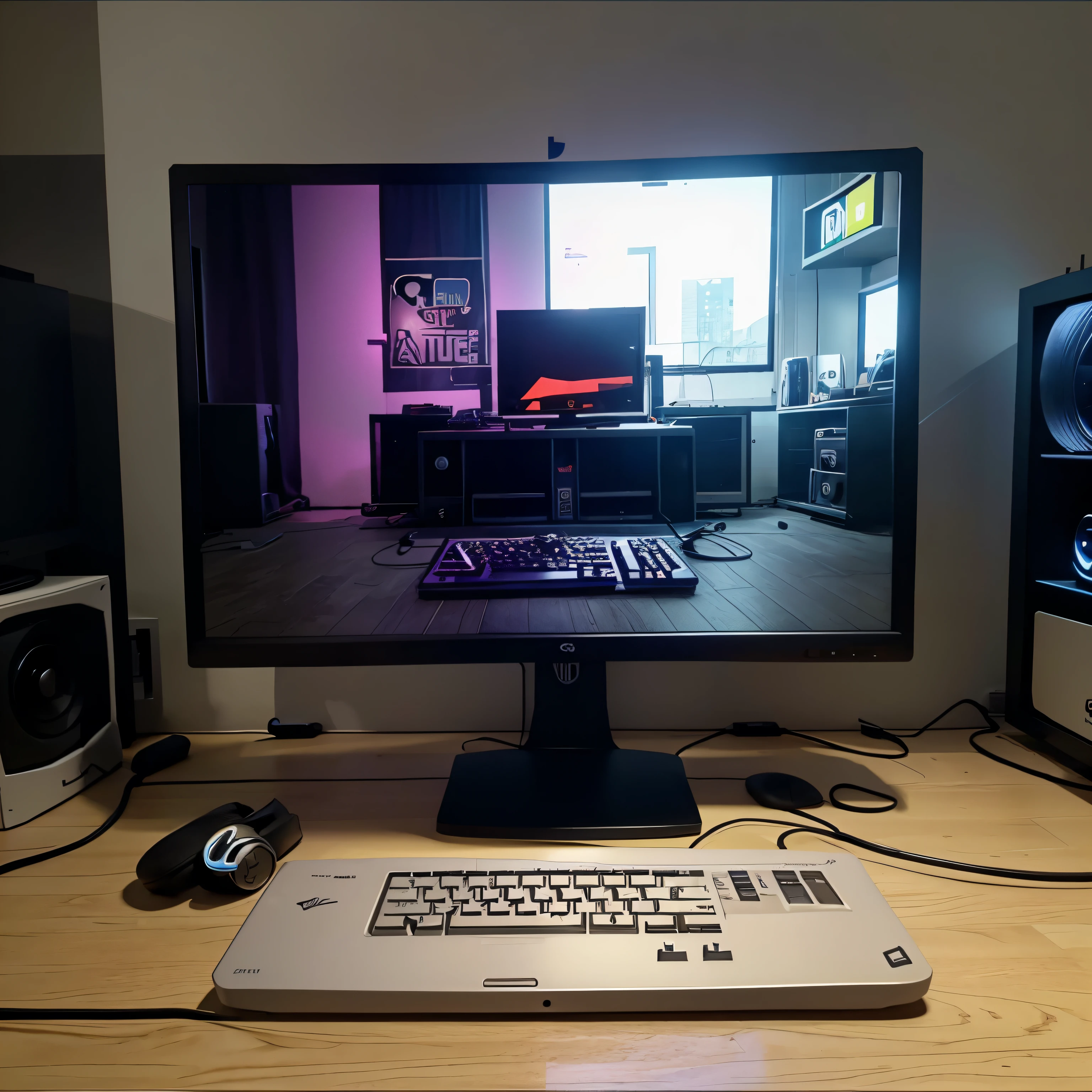 Setup pc mur fortnite et gta avec le pseudo minidaw