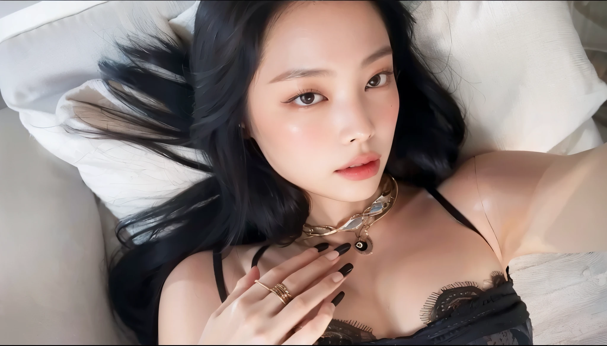 Jenny, 16K, Ethereal beauty, 16K maximum quality, maior qualidade, mais alta qualidade, Qualidade e detalhes mais perfeitos, Rosto perfeito e beleza, fios longos e perfeitos, cabelo perfeito, belos fios, cabelo lindo, extreme perfection, qualidade surreal de perfeita, the highest possible resolution