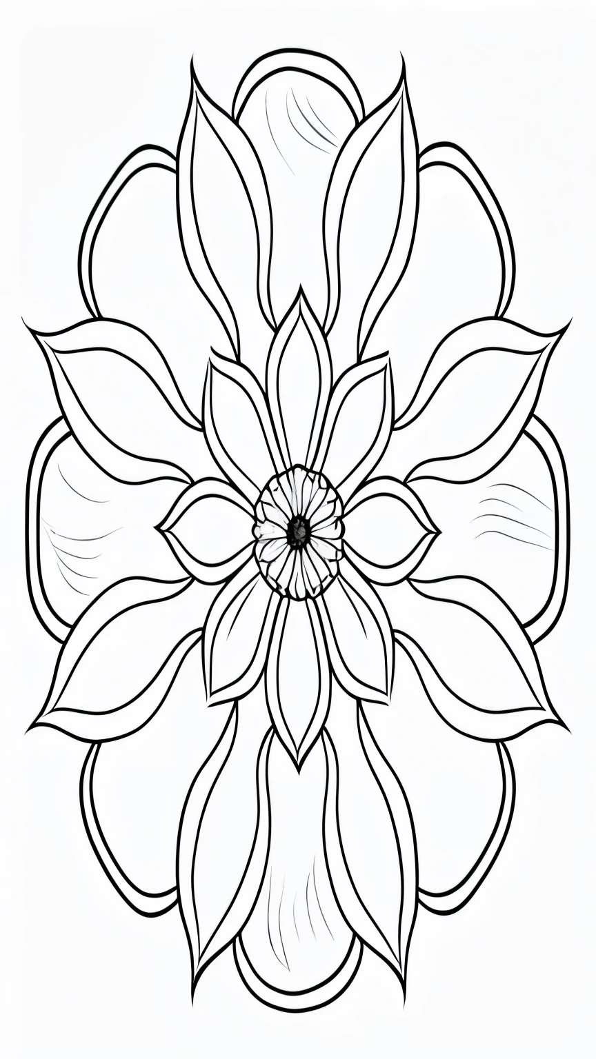 Rose Flower mandala