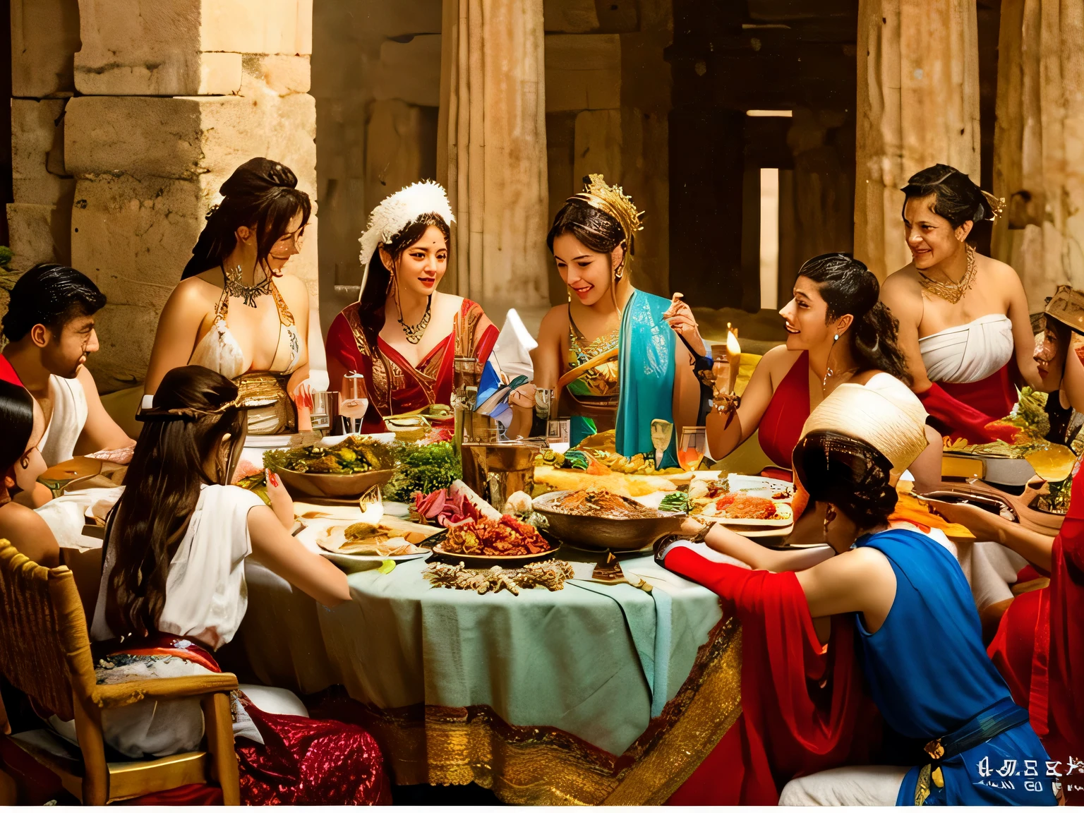 Ancient Greek Erotic Feasts,Women's Feast