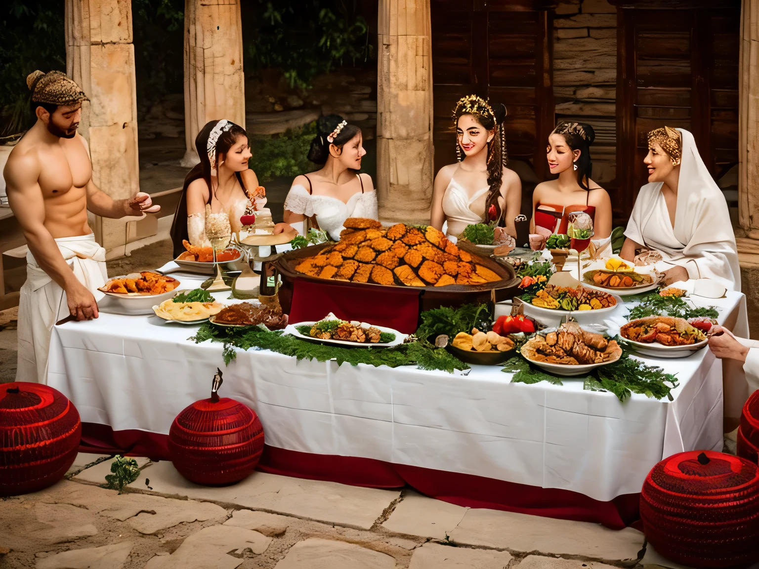 Ancient Greek Erotic Feasts,Women's Feast