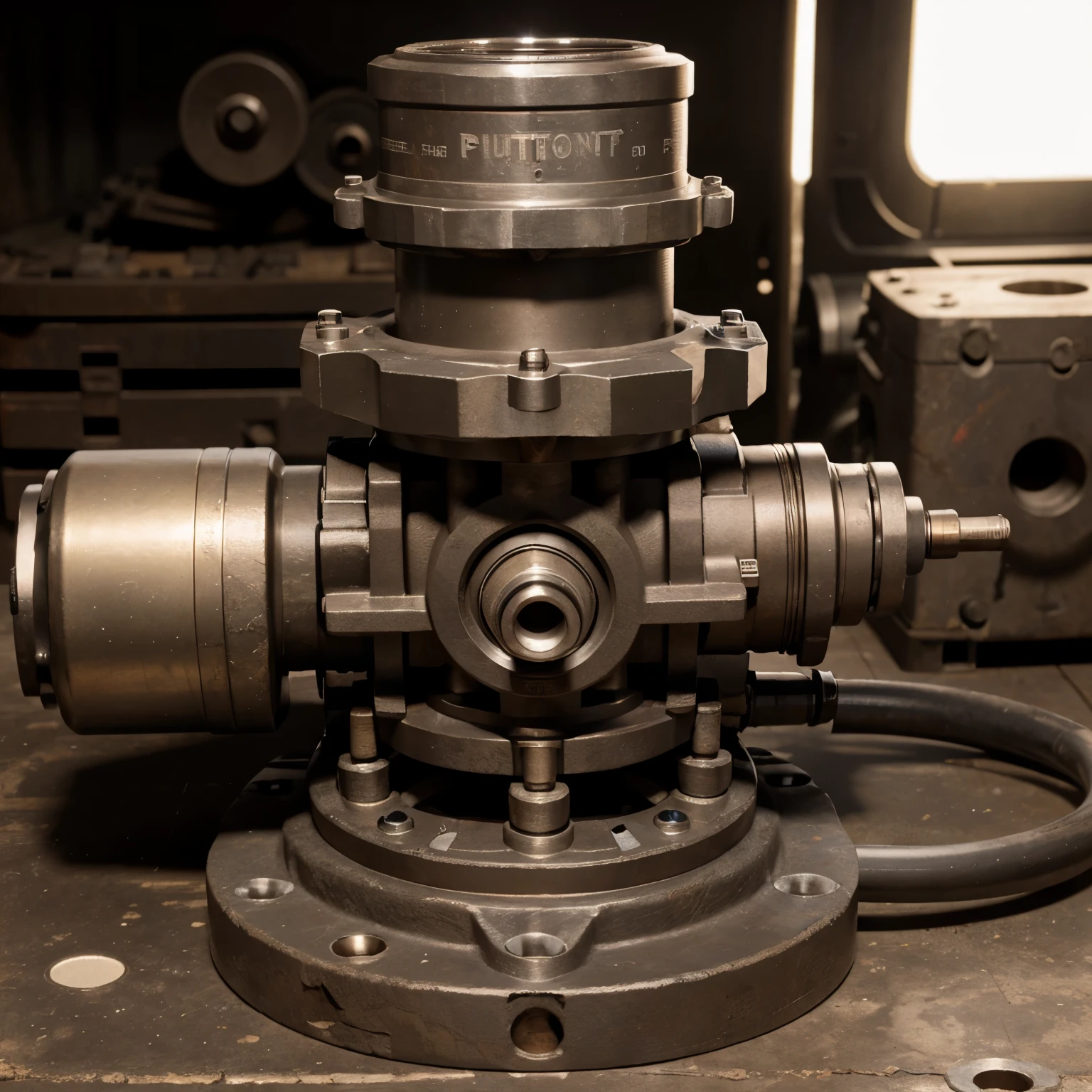 Piston pump image, and that the image includes a text with a brief definition of piston pump