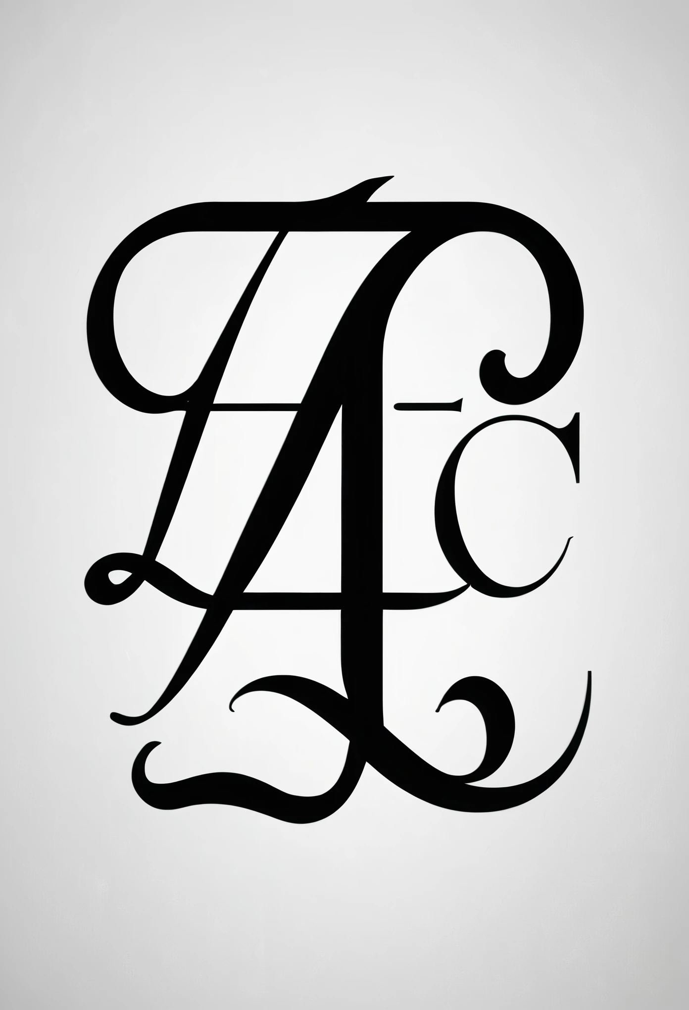 Make me a picture with a nice font with the contents of the font a-z