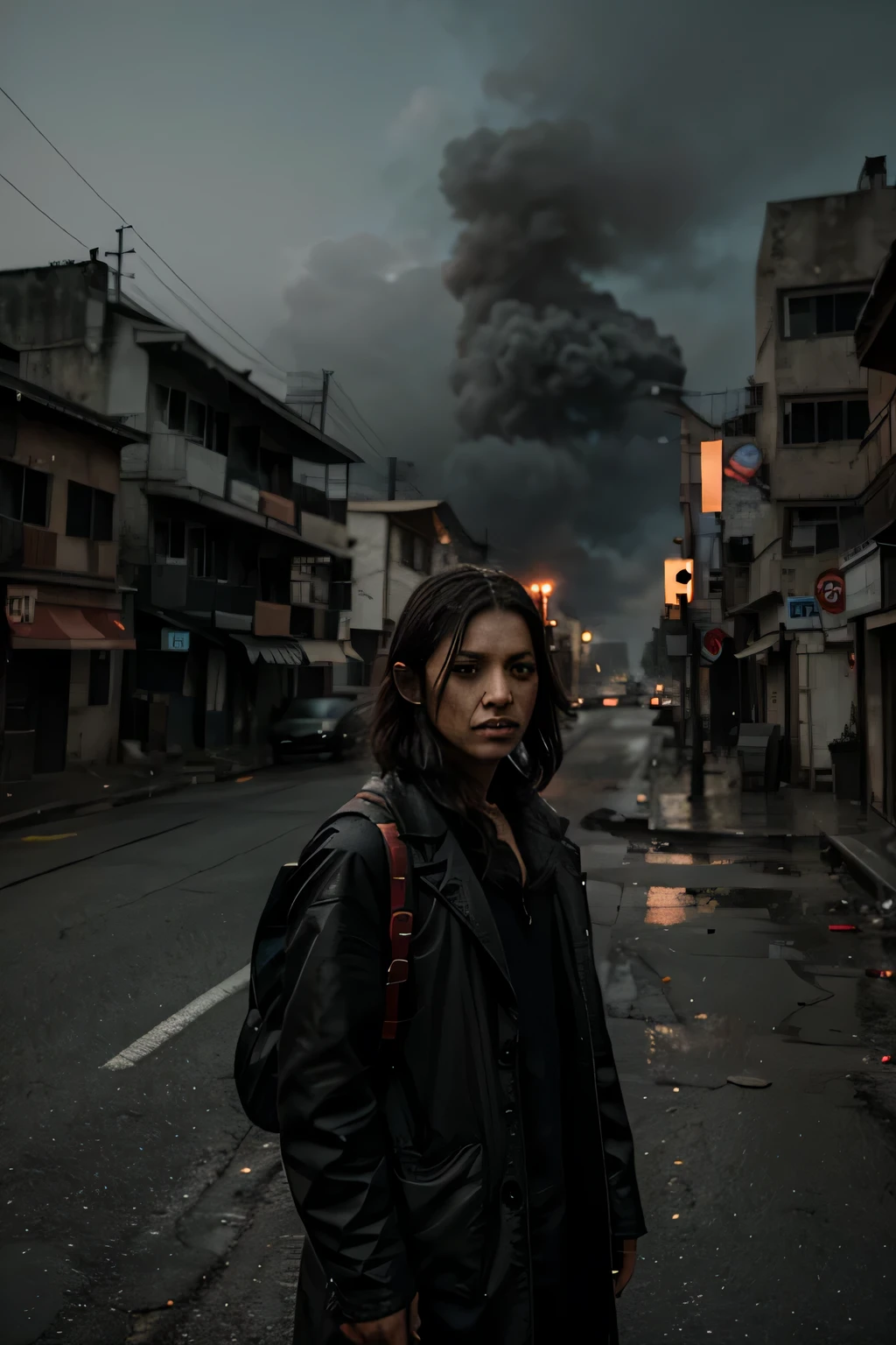 make a logo with a post apocalyptic horror atmosphere that says Gacha Us IV in the middle and the background is gray, negro y rojo.