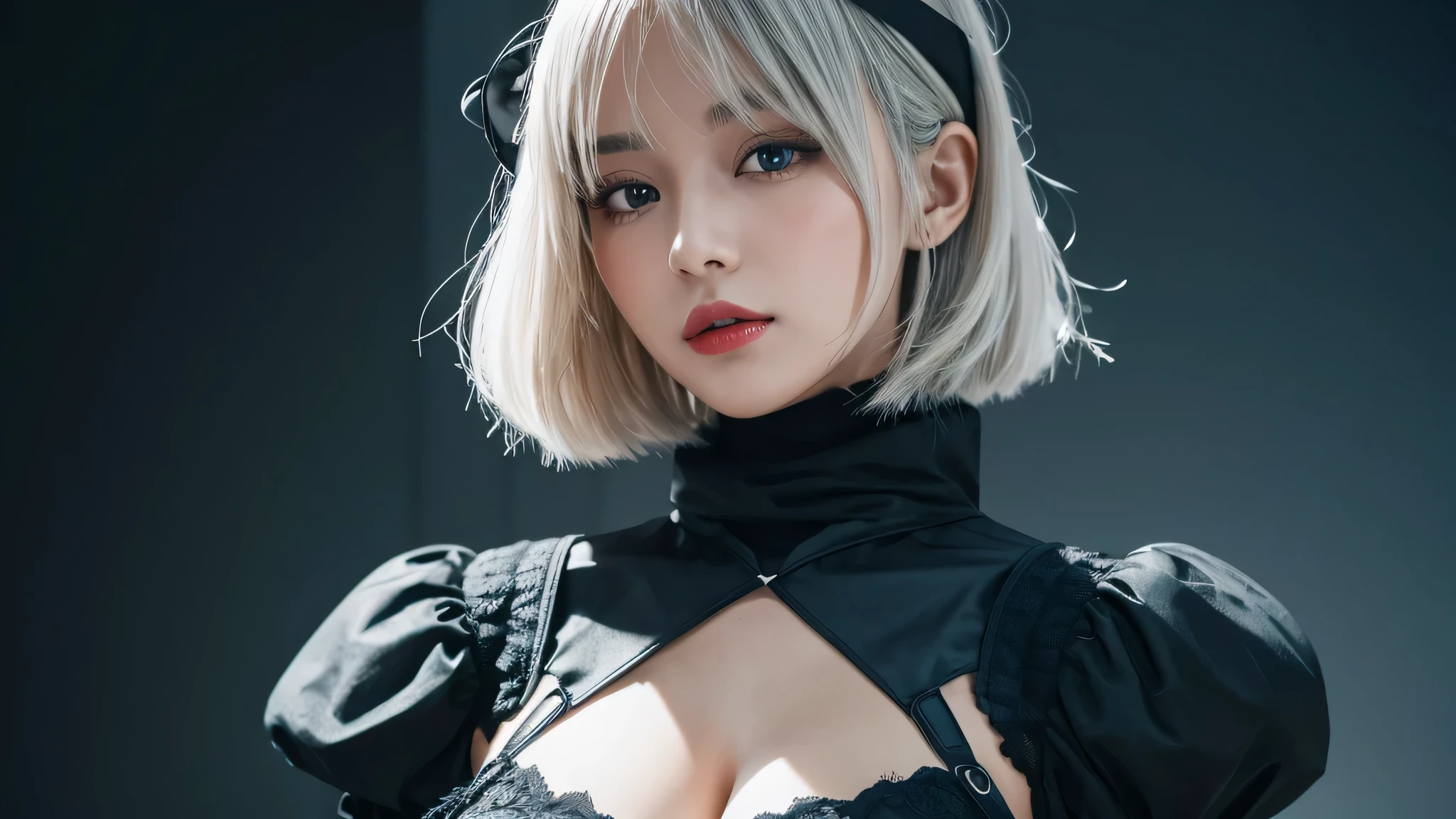 Big boobs, short hair, sperm