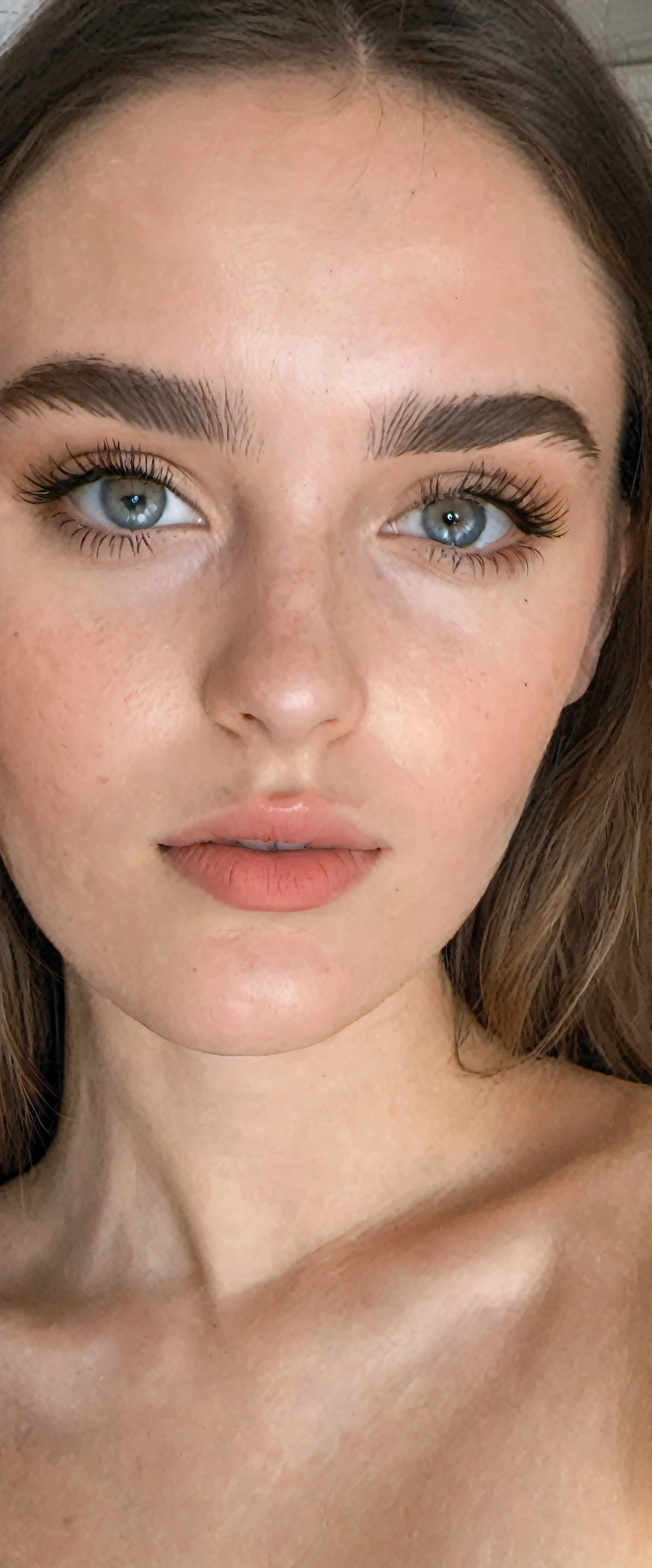 young girl, scotish, good body ratio, very line figure, ultra realistic, jawline defined, white, gorgeous, beauty, super realistic, only fans, instagram model, in her room, realistic eyes, shy, blushing, real face, texture on face, less makup