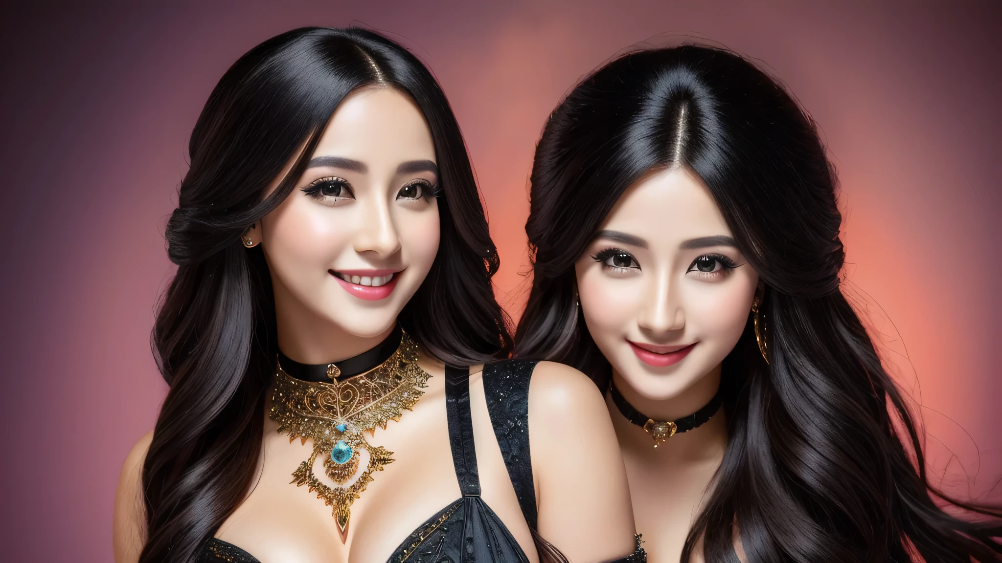 photo of gorgeous female magician, looking at camera, D&D, choker on neck, stylish dress, very long flowing hair, Complex, elegant, stylish, cute smile, fantasy, very detailed,,perfect body,(lie:1.3)