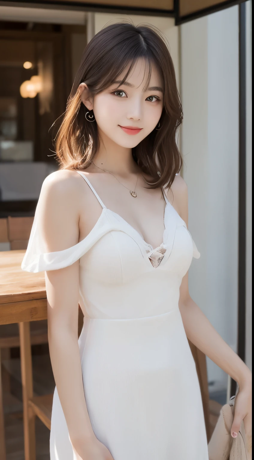 (SFW:1.4)、(8k, RAW Photos,highest quality, High resolution:1.1), (hyperRealistic:1.4),(Realistic, photoRealistic:1.3), soft light,Big Breasts,girl,Realistic face,Realistic body,Realistic skin,Disorganized,masterpiece,(cute:1.8), Cuties, alone, (Big Breasts:1.4), Detailed black eyes,Innocent eyes,Blusher,((Completely naked:1.5、Nipples)), Cinema Lights,film grain,jewelry,Earrings,((Medium Hair:1.1)),((Floating Hair Novafrog Style)),Cherry colored lips,Hair Ribbon,Hair Ribbon,ponytail,close,Look Viewer,Long Hair,((Full body image)),Open lips,Upper teeth, (Smiling Eyes:0.6),((Grin:1.2)),depth of field, Blurred Background, eye focus, Bokeh,young, 85mm lens, f/1.4,Professional Lighting, young,Photon Mapping,Physically Based Rendering/No bra、((Nighttime bath、Sexy pose))
