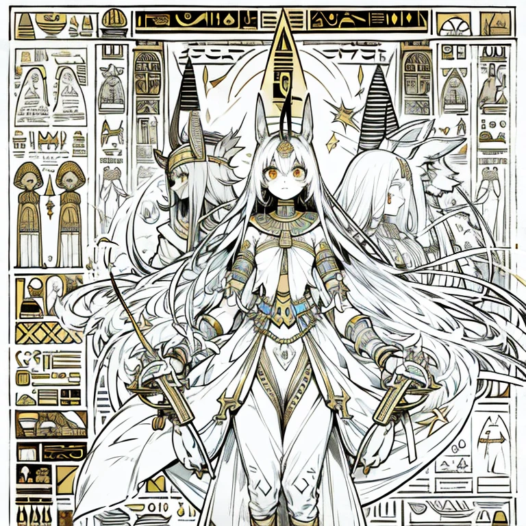 1anubis girl, egypt, pharaoh