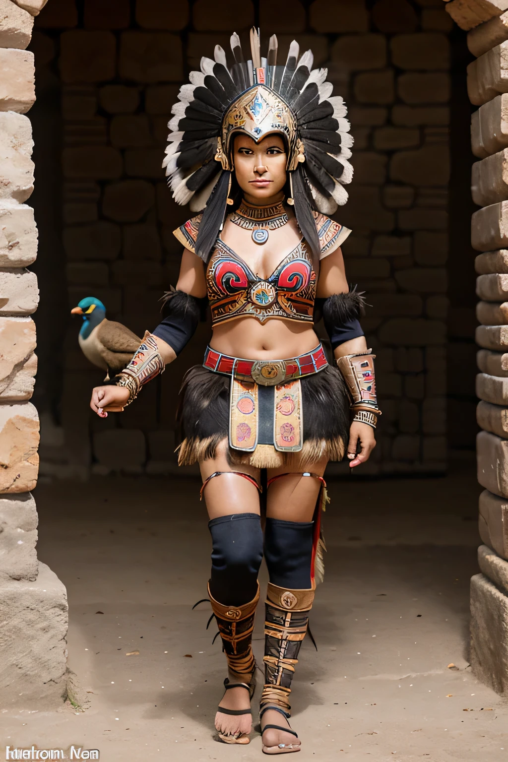 A native American woman elf warrior, radiant in her intricately designed traditional attire, stands proudly in a full body pose next to a fierce and majestic wolf. Her eyes, filled with the wisdom of her ancient lineage, possess a cynical yet captivating smile. The sun sets behind her, casting a warm, golden hue over the scene.
Alex Ross's magnum opus comes to life in this graffiti art masterpiece. The vibrant colors of the splash art dance against the cold concrete backdrop, while the fluid lines of the street art tell a story of strength and unity. Spray paint and oil gouache blend gracefully, creating a melting effect that