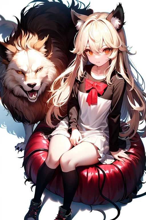 {{{Demon Beast}}}, fox head, wolf carcass, Xiaoyi, Lion's tail,