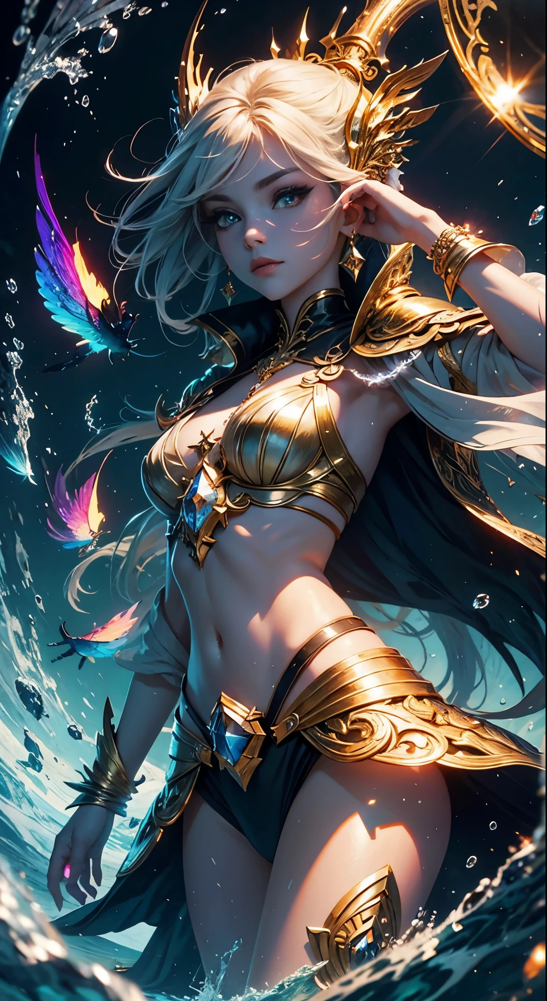 Create a stunning fantasy artwork