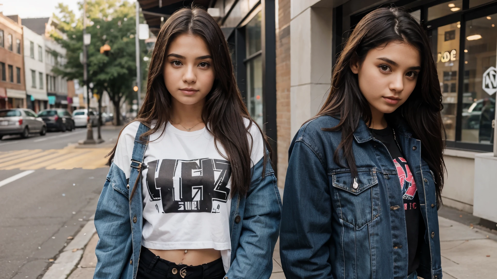 girl showcasing genz cloths