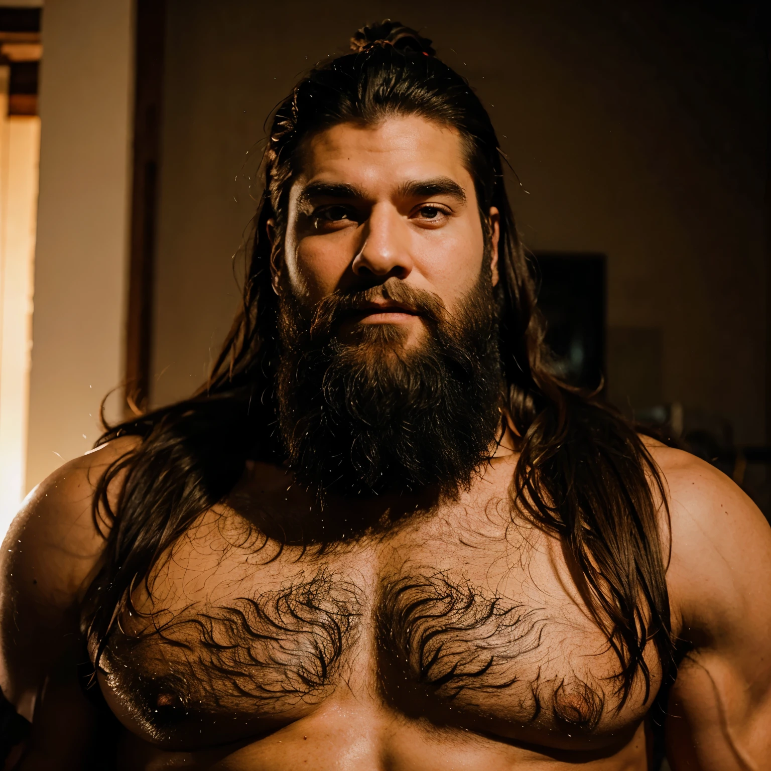 Tall bearded barbarian