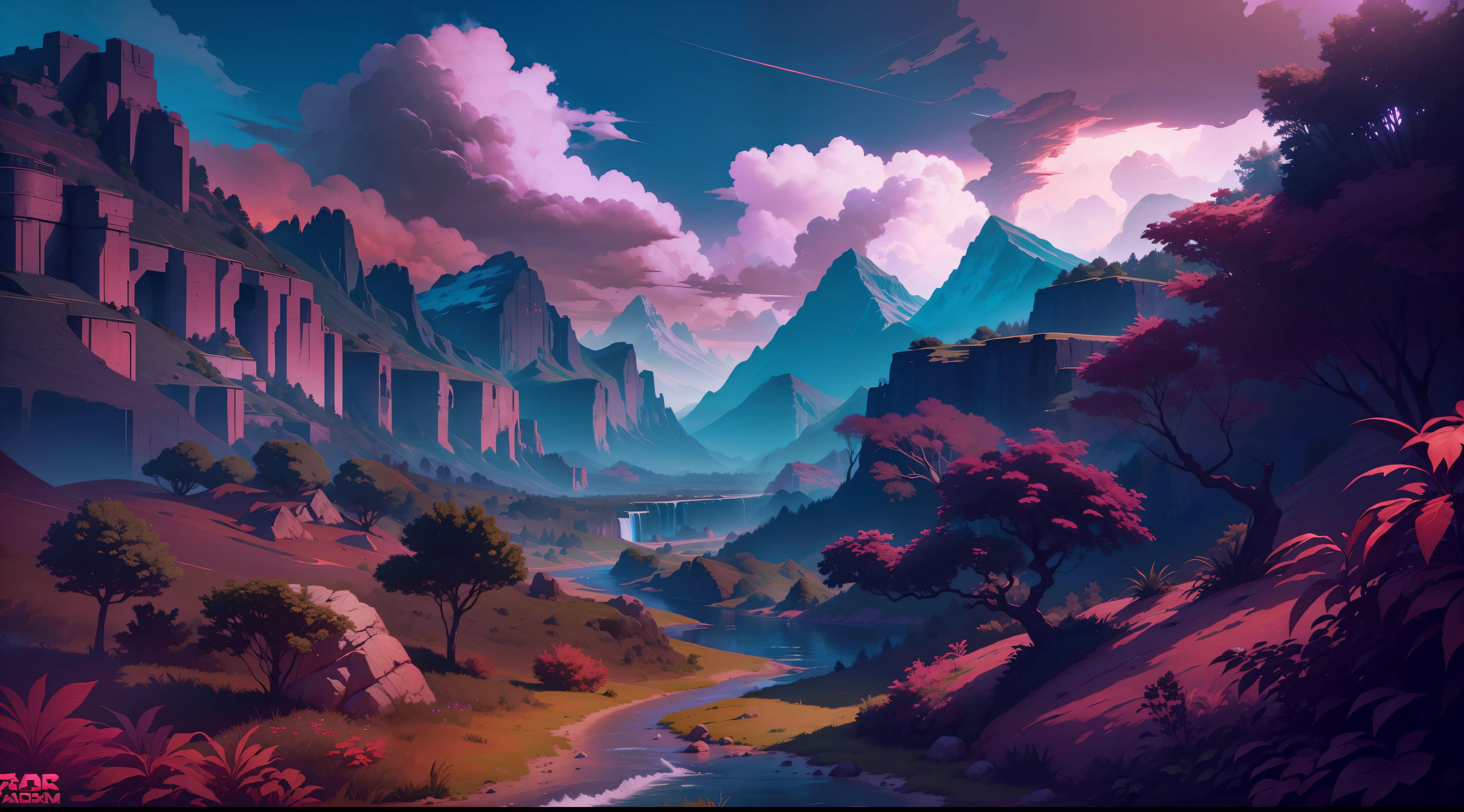 Far Cry 3: Blood Dragon
Video game landscape
Mountain range
Scenic beauty
Majestic peaks
Pristine river
Adventurous terrain
Serene riverbank
Lush vegetation
Untamed wilderness
Open-world exploration
Breathtaking vista
Dynamic environment
River crossing
Mountainous backdrop
Natural wonders
Photo-realistic graphics
Immersive world
Ambient soundscape
Uncharted territory
Nature's splendor
Remote location
Exploration and discovery
Photogenic setting