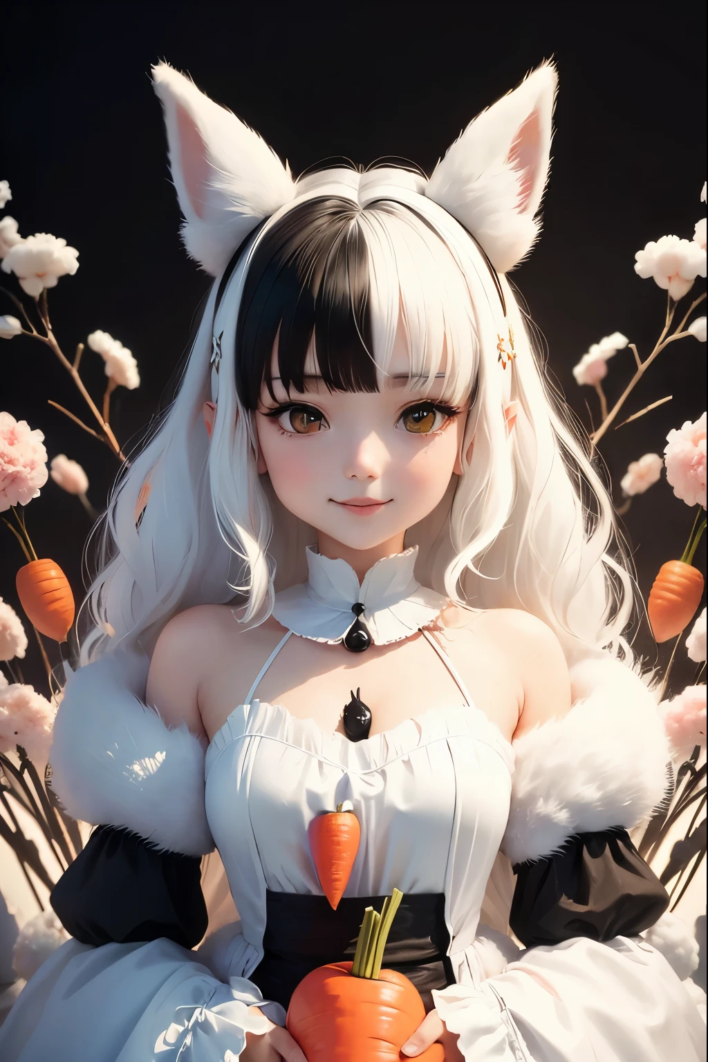 masterpiece、high resolution、high quality、big carrot、A border that doesn't feel strange