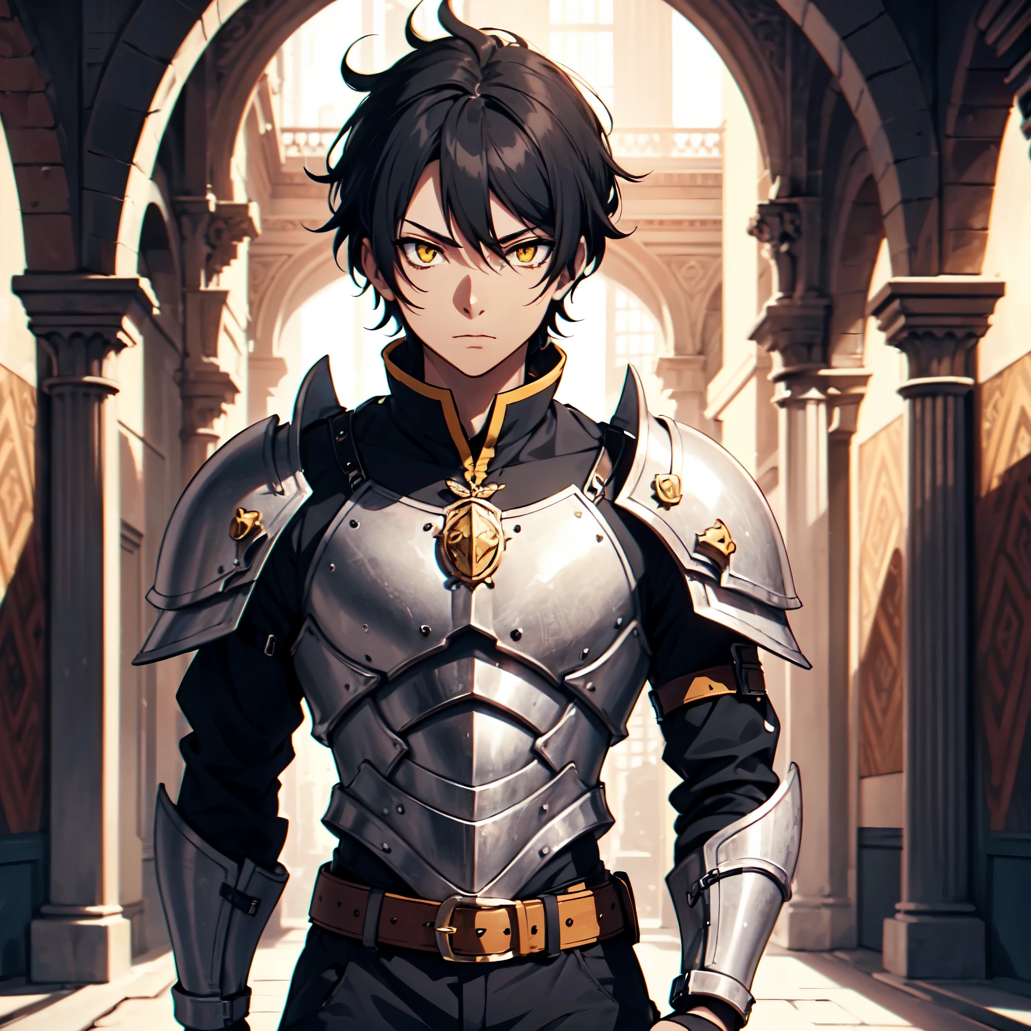 128K Ultra High Definition,
128K Ultra High Quality,
128K Ultra High Resolution,
Best Definition,
Best Quality,
Best Resolution,
Perfectly Detailed,
Perfectly Designed,
Extremely Detailed,
Extremely Designed,
Hyper Detailed,
Hyper Definition,
Hyper Quality,
Hyper Resolution,
Masterpiece,
(((Anime))),
Body Shot,
(((Boy))),
Handsome,
Muscular Body,
(((Black Short Hair))),
(((Yellow Eyes))),
(((Hyper Detailed & Perfectly Designed With Ultra High Quality Obsidian Warlord Armor))),
(((Inside Of Medieval Royal Palace Background Scenery))),