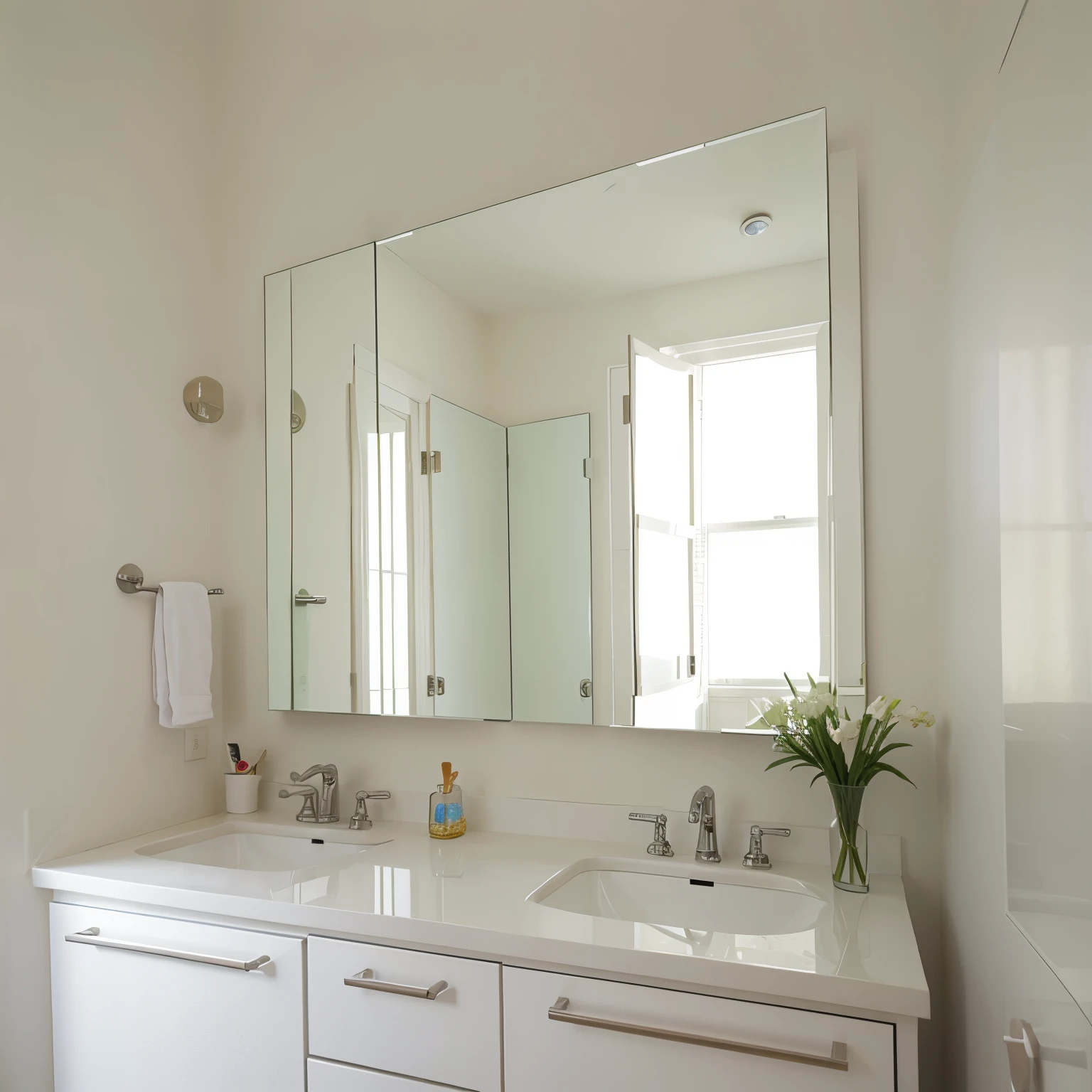 Background for mirror shot