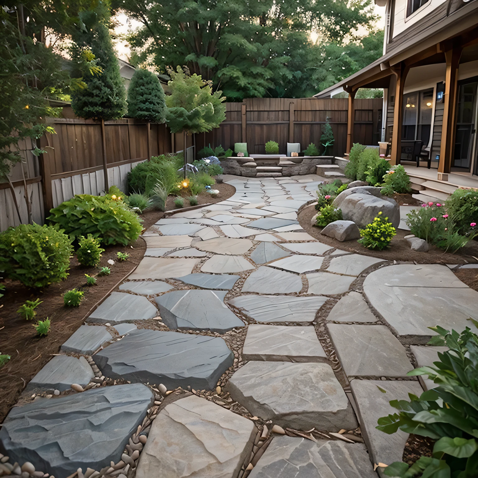Small Front Yard Landscaping Ideas to Transform Your Outdoor Space highlighting decorative rocks or boulders