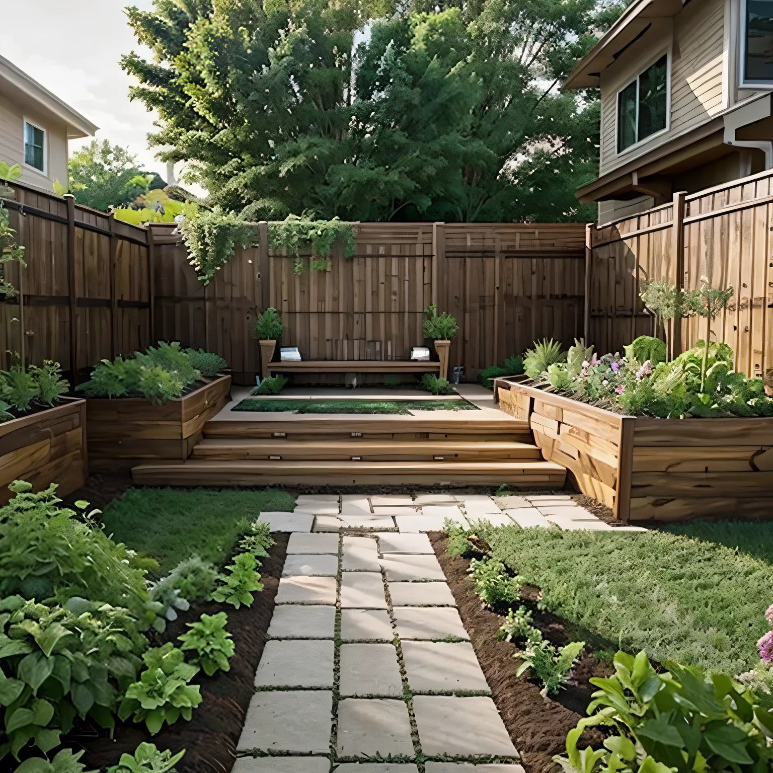 Small Front Yard Landscaping Ideas to Transform Your Outdoor Space featuring raised garden beds