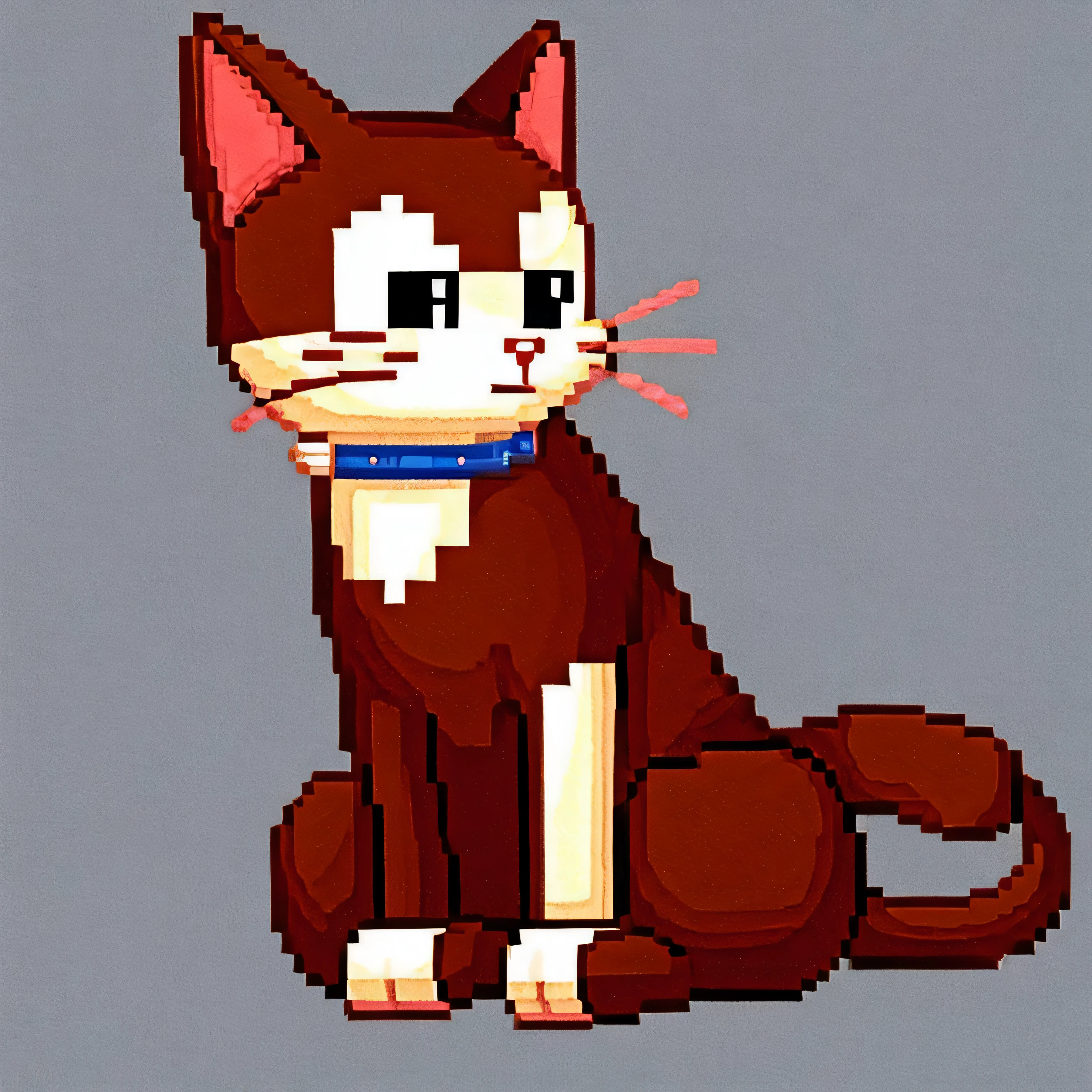 pixel art of a cat
