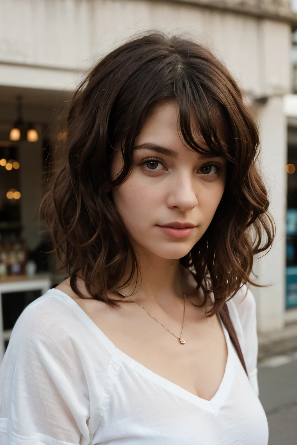 Curly hair