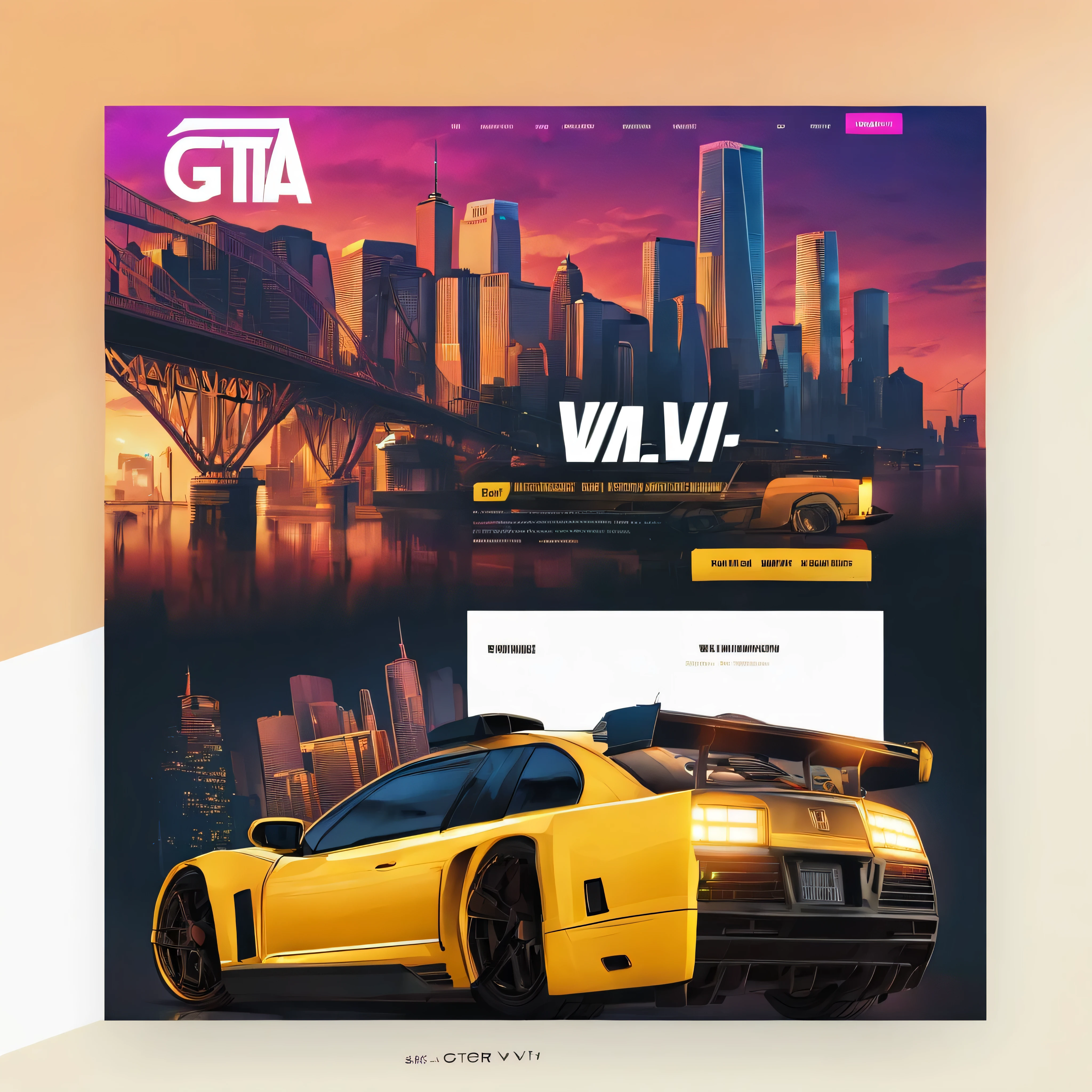 Gta vi website landing page