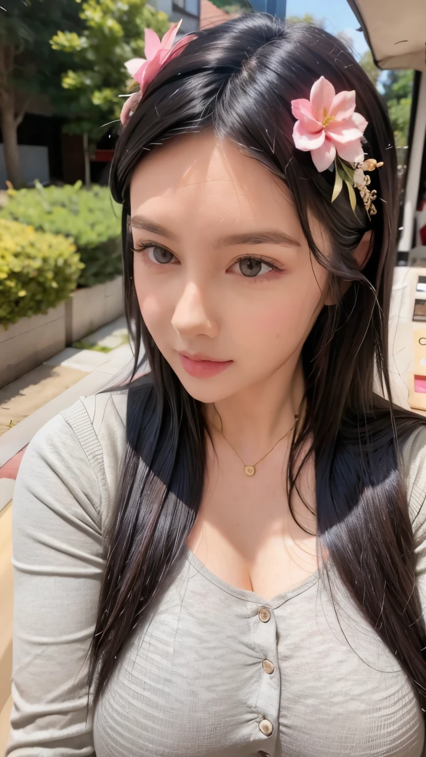 (masterpiece, best quality:1.2), 1 girl, alone,Face the camera directly，cute hair accessories