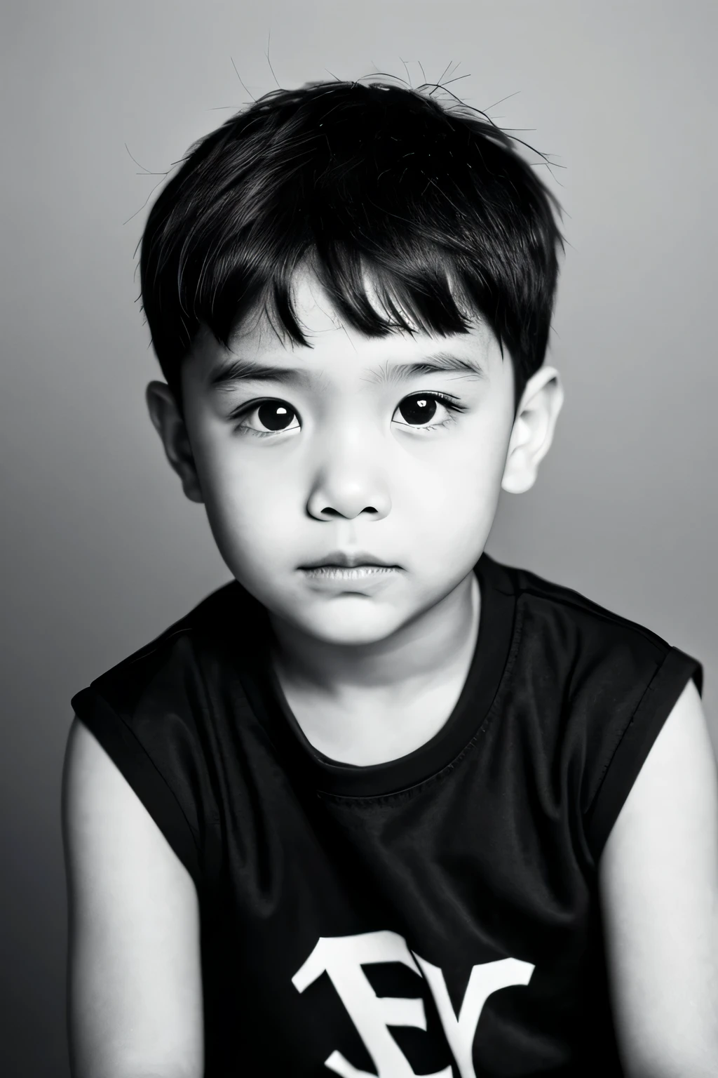 black and white photography、juvenile