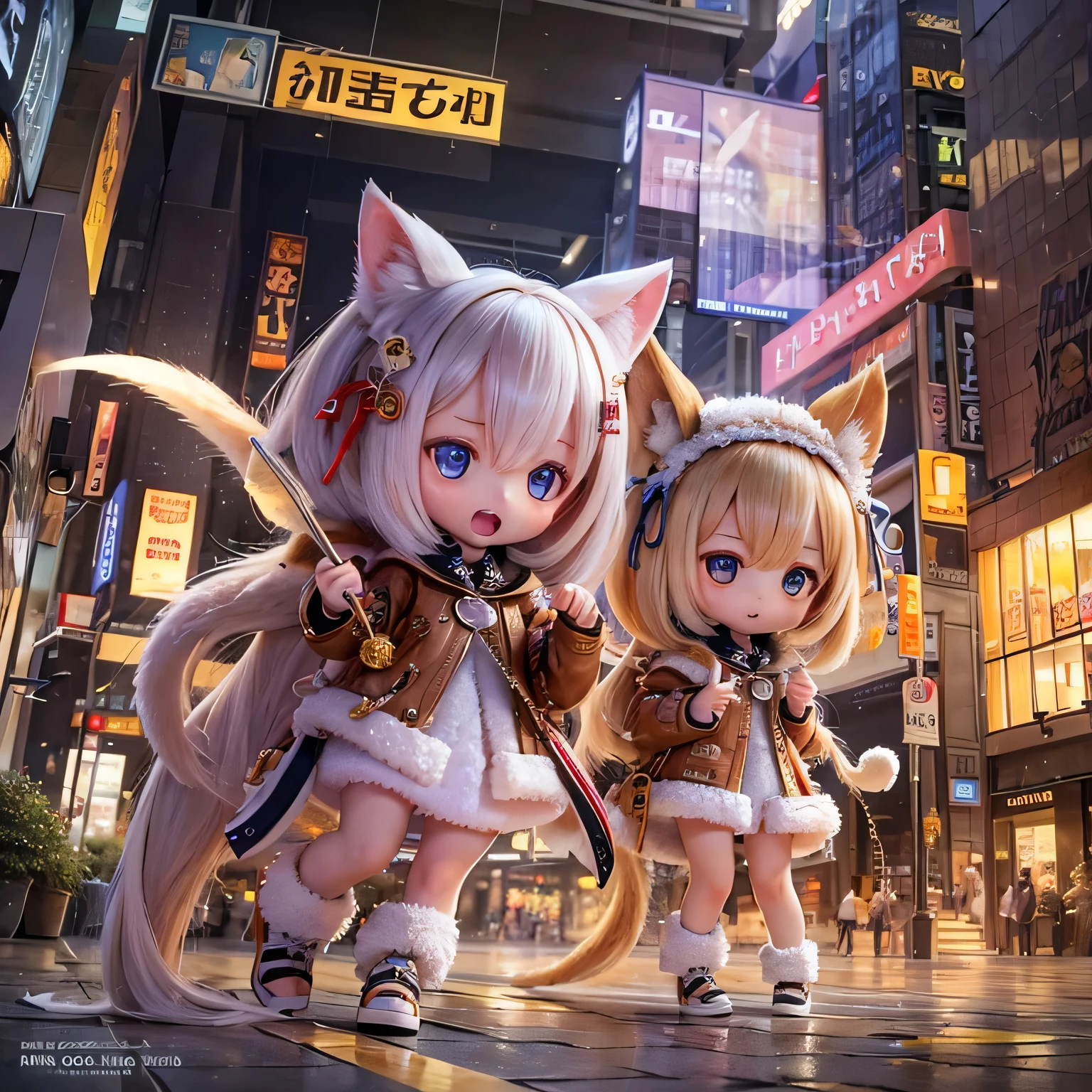 Wildcat Girls Chibi Run