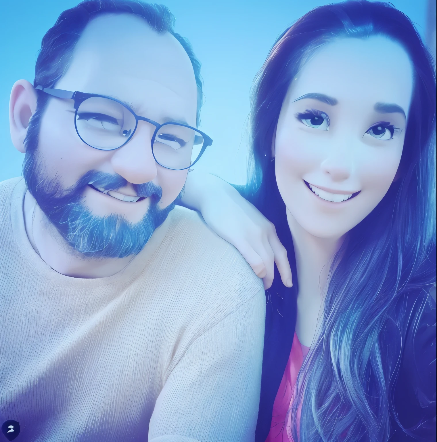 a man and a woman, Disney pixar style, high quality, best quality