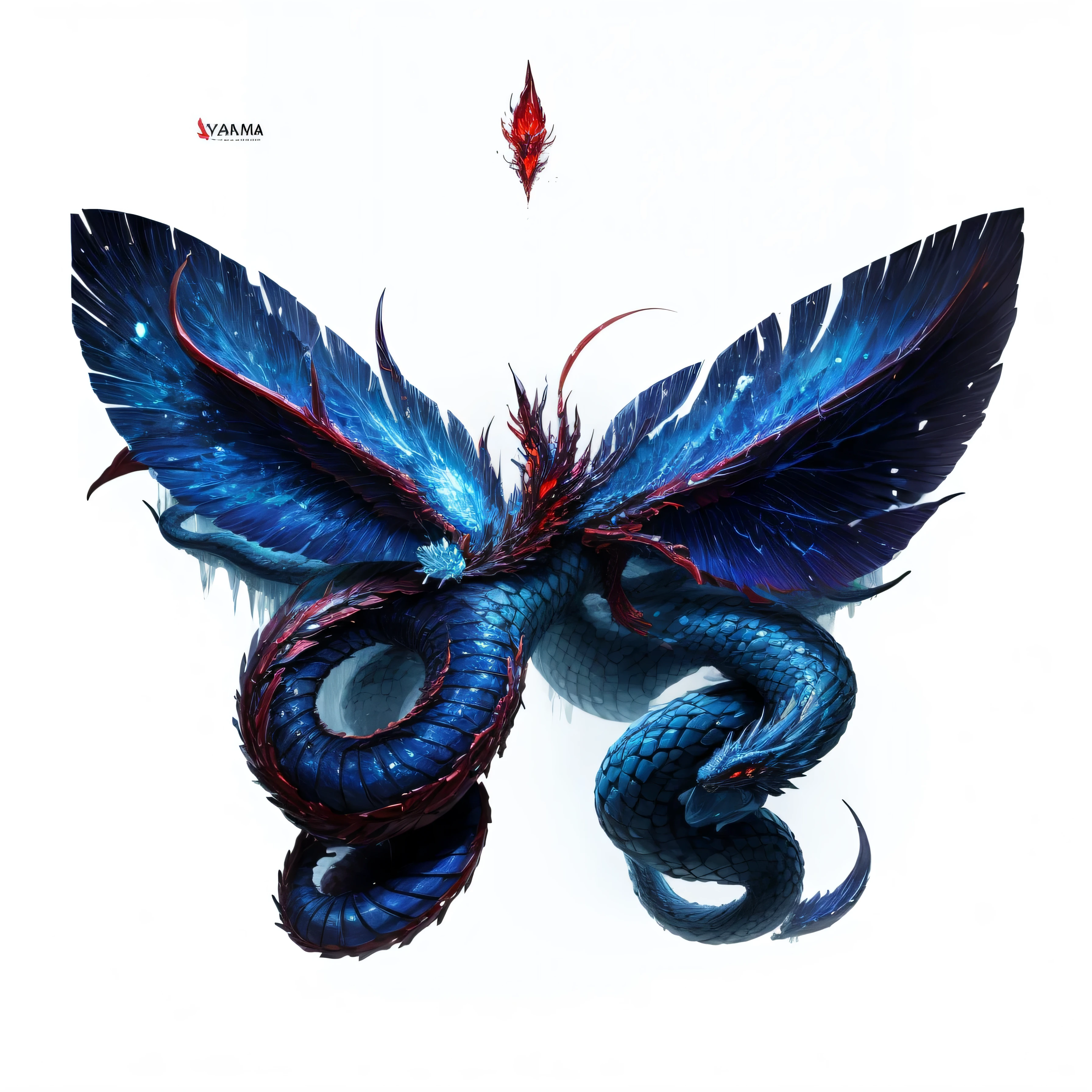 Ice dragon element,snake element,Red King of Hell,