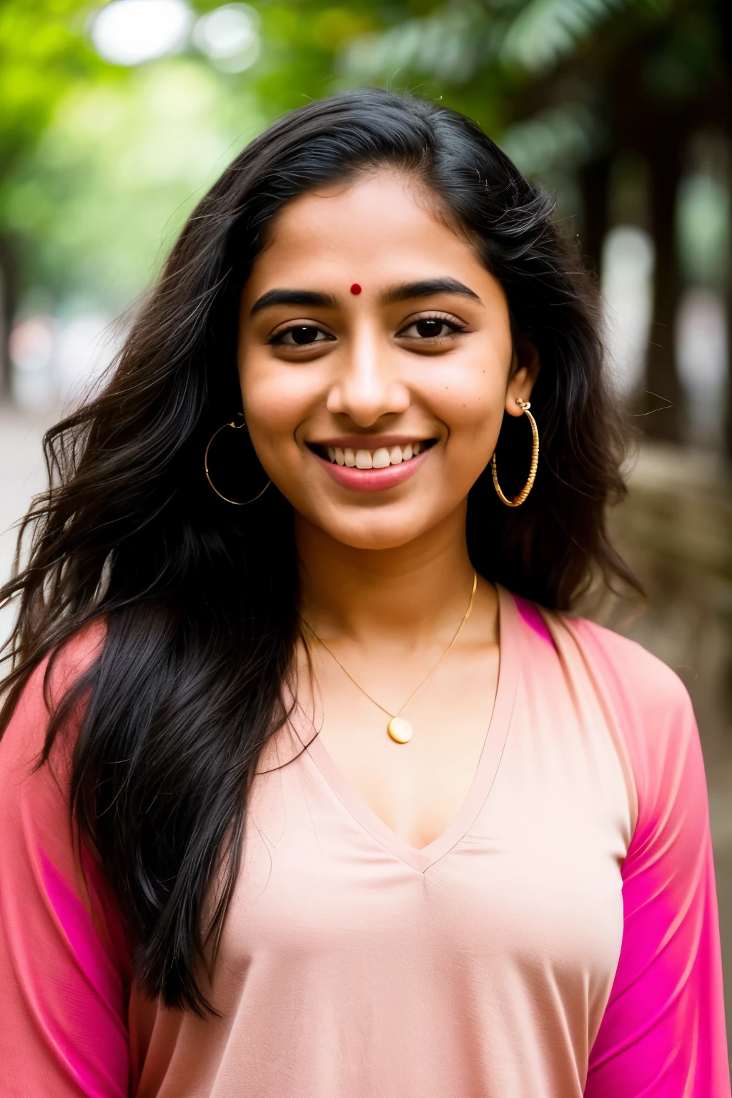 "Meet Maya, a vibrant and influential young woman from India who captivates everyone with her magnetic personality. Despite facing societal pressures and stereotypes, Maya is determined to carve her own path. As an advocate for self-love and empowerment, she embraces her unique beauty, both inside and out. However, Maya's journey takes an unexpected turn when she finds herself entangled in a web of challenges and opportunities that test her resilience and strength. Will Maya stay true to herself while navigating the complexities of fame, relationships, and personal identity?"