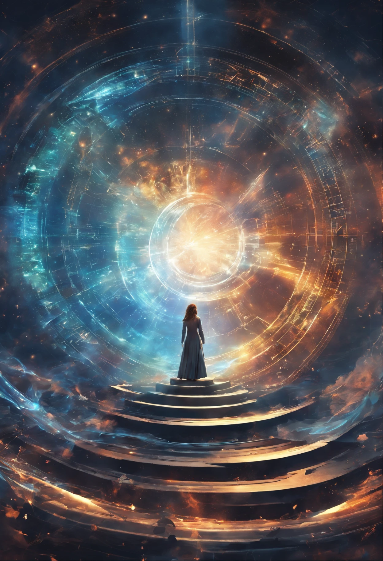 (best quality,4k,8k,highres,masterpiece:1.2),ultra-detailed,(realistic,photorealistic,photo-realistic:1.37),time travel device-equipped,time-leaping,beautiful girl,stunning portrayal of time and space,retro-futuristic outfit,mysterious atmosphere,glowing device,ethereal background,subtle glow,enigmatic beauty,sparkling eyes,breathtaking moments,graceful movements,mesmerizing gaze,blurred surroundings,time bending,shimmering colors,vibrant hues,epic adventure,unforgettable journey,endless possibilities,technological marvel,unseen dimensions,unraveling secrets,exhilarating leap,frozen moments,unfathomable future,dynamic composition,untold stories,unveiling mysteries,time capsules,unlocking the past,transcending boundaries,boundless imagination,revelation of truth,unleashing power,unpredictable twists,time continuum.