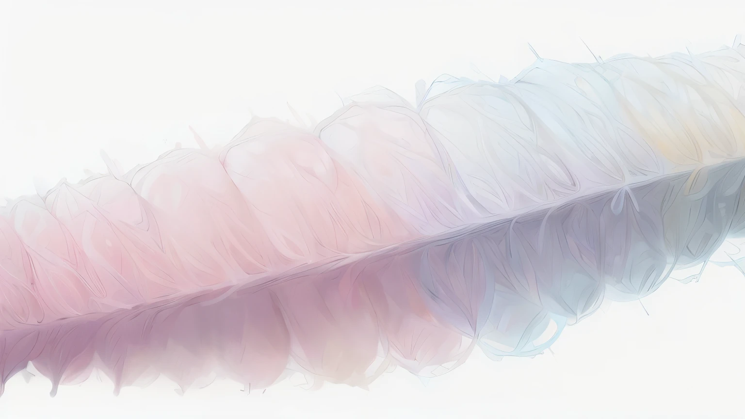 ((Masterpiece)), (Anime:1.3), ((best quality)), ((Beautiful Rain)), (abstract art:1.5), (High Definition), (pale color), wide shot, (fractal structure:1.5), (simple white background:1.6), (spiral atmosphere),