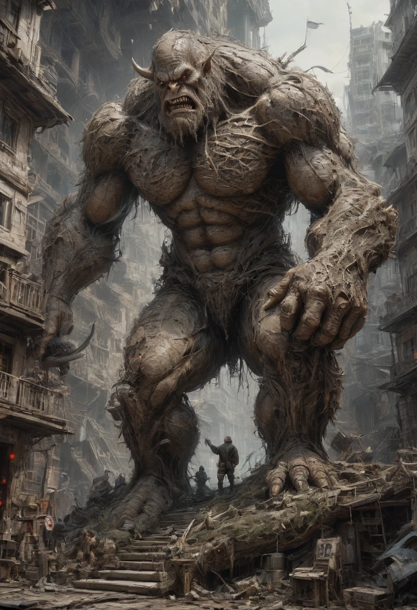 Giant, by Boris Groh, best quality, masterpiece, high details, Ultra intricate detailed