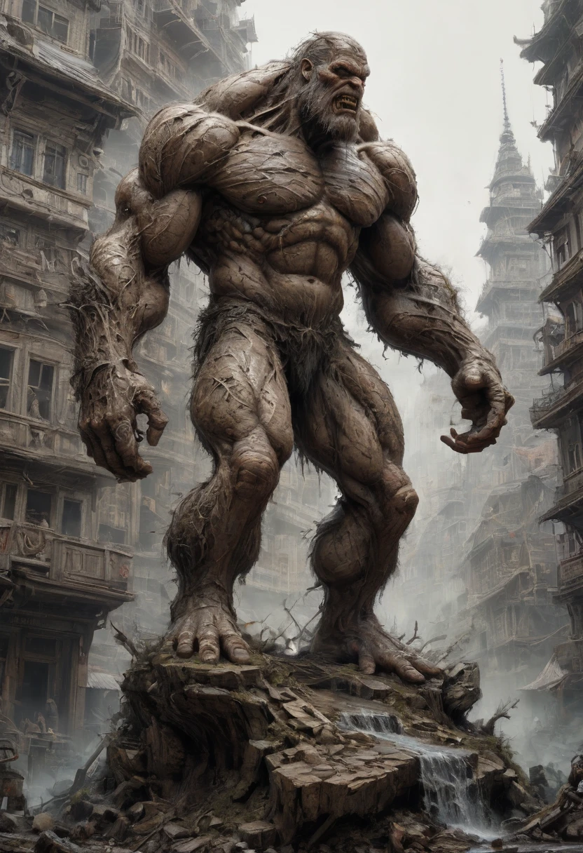 Giant, by Boris Groh, best quality, masterpiece, high details, Ultra intricate detailed