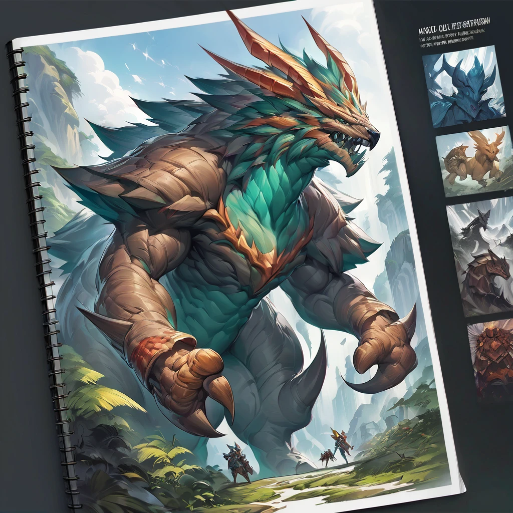 Giant creature, aesthetic, extremely detailed, Giant Creature, Angelic, Mage, D&D, Creature, Monster Hunter Illustrations art book, giant, trending on artstation, artgerm, 4k ultra hd, sharp focus, digital art by Ilya Kuvshinov and Ross Tran, 