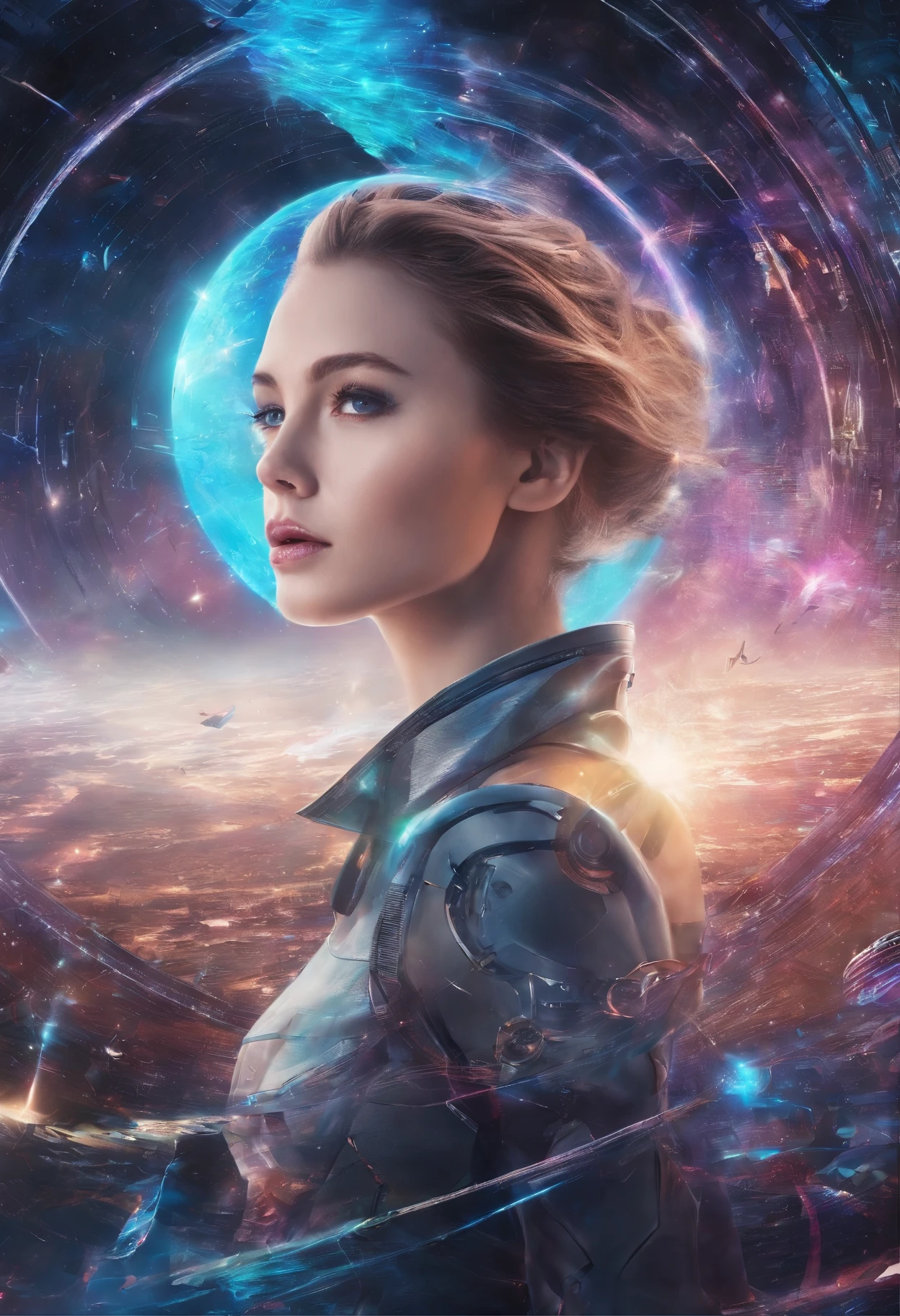 (best quality,4k,8k,highres,masterpiece:1.2),ultra-detailed,(realistic,photorealistic,photo-realistic:1.37),time travel device-equipped,time-leaping,beautiful girl,stunning portrayal of time and space,retro-futuristic outfit,mysterious atmosphere,glowing device,ethereal background,subtle glow,enigmatic beauty,sparkling eyes,breathtaking moments,graceful movements,mesmerizing gaze,blurred surroundings,time bending,shimmering colors,vibrant hues,epic adventure,unforgettable journey,endless possibilities,technological marvel,unseen dimensions,unraveling secrets,exhilarating leap,frozen moments,unfathomable future,dynamic composition,untold stories,unveiling mysteries,time capsules,unlocking the past,transcending boundaries,boundless imagination,revelation of truth,unleashing power,unpredictable twists,time continuum.