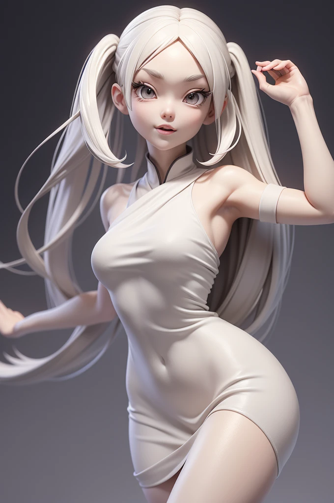 NSFW, Boobs, Full Body 3D Artwork! ! action figure girl, Very good figure, pop mart toy, (Naked )blind box toys, mockup, Full body, animesque, 3D Artwork, OC rendering, high detailing, Bright, Studio Lighting :1, shy, blush stickers, shy, blush, tearing up, black hair, short ponytail, embarrassed, C4D, blender, masterpiece