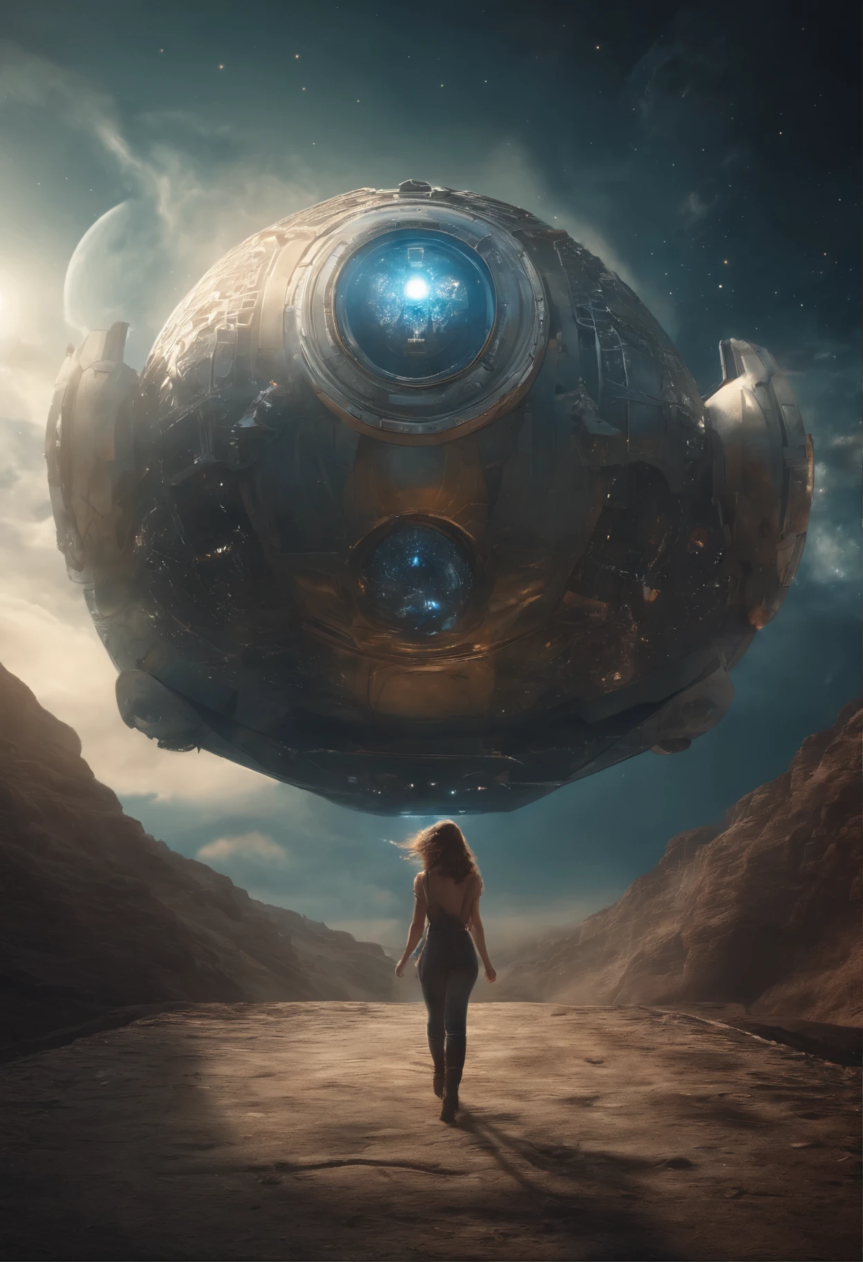 (best quality,4k,8k,highres,masterpiece:1.2),ultra-detailed,(realistic,photorealistic,photo-realistic:1.37),time travel device-equipped,time-leapin15yo beautiful girl,stunning portrayal of time and space,retro-futuristic outfit,mysterious atmosphere,glowing device,ethereal background,subtle glow,enigmatic beauty,sparkling eyes,breathtaking moments,graceful movements,mesmerizing gaze,blurred surroundings,time bending,shimmering colors,vibrant hues,epic adventure,unforgettable journey,endless possibilities,technological marvel,unseen dimensions,unraveling secrets,exhilarating leap,frozen moments,unfathomable future,dynamic composition,untold stories,unveiling mysteries,time capsules,unlocking the past,transcending boundaries,boundless imagination,revelation of truth,unleashing power,unpredictable twists,time continuum.