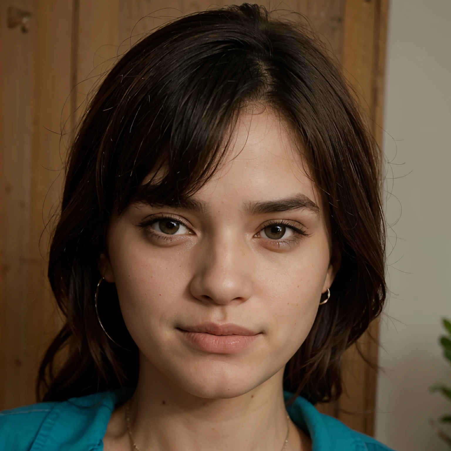 Um estudante loiro dos olhos azuis irritado