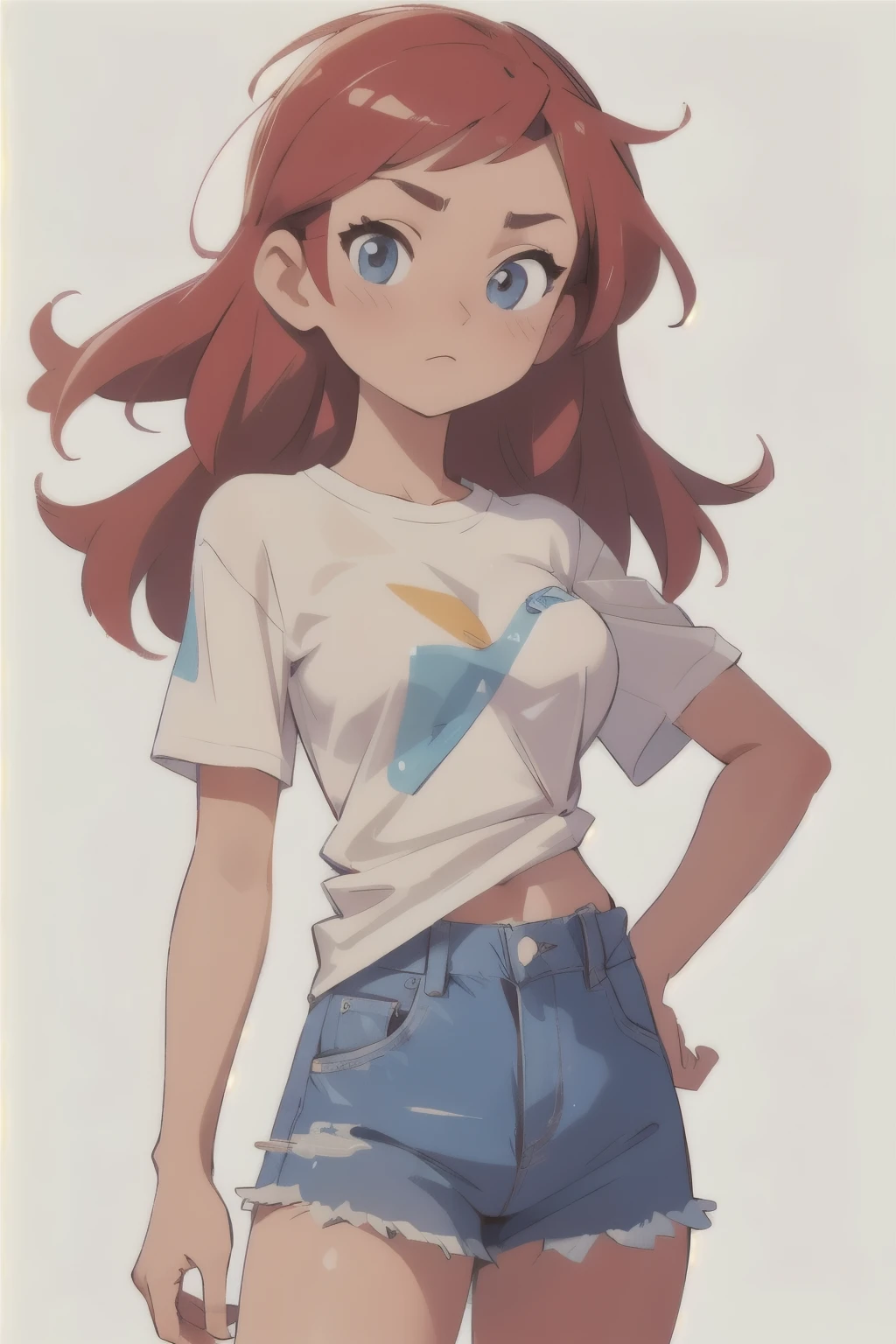same shirt with large breasts