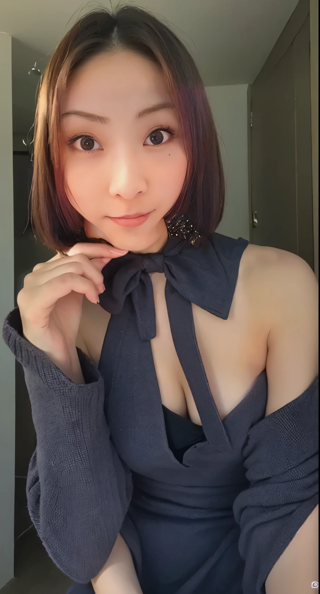 (((Bcup chest)))、(((I'm thin)))、cute female teenager、
(((small breasts)))、(((slender)))、(((8 life size)))、
Sorano Kokoro Ulzzang-6500-v1.1, (RAW photo:1.2),poster,painting,High resolution,Super detailed,realistic:1.37,bright colors,HDR,studio lighting,sharp focus, A stylish cafe full of light、perfect lighting、bright lighting cute female teenager18才 (((BCup Chest)))、(((I'thin)))、Big eyes、serious eyes、add highlights to the eyes、looking at camera Surrealist female portraits by David Hockney and Alphonse Mucha,fantasy art, photo-realistic, (((above the neck)))、Neat atmosphere,expression of climax ecstasy Pink clitoris shaking one'waist
Fair skin wonderful, table top, high detail,
lip gloss、very beautiful girl、 alone,
beautiful girl like a model、A neat navy blue and white long-sleeved sailor suit with three thin white lines on the collar.、
beautiful and fine eyes, beautifully detailed nose,((((A little tongue peeking out)))、