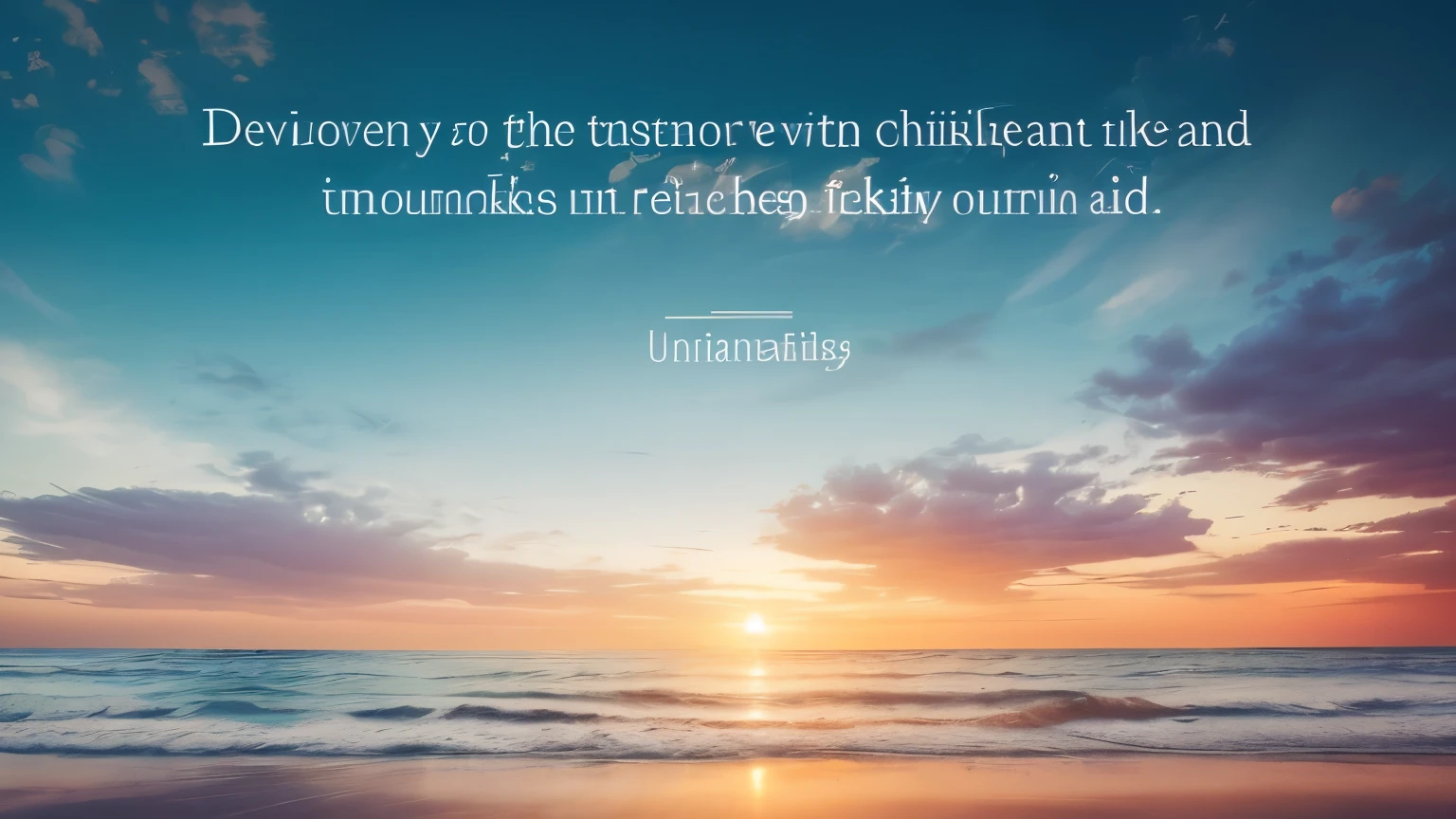 Develop an image that represents someone trusting in God's constant presence to guide and sustain them in all circumstances. Highlight the idea of unshakable faith and trust in God's faithfulness.
