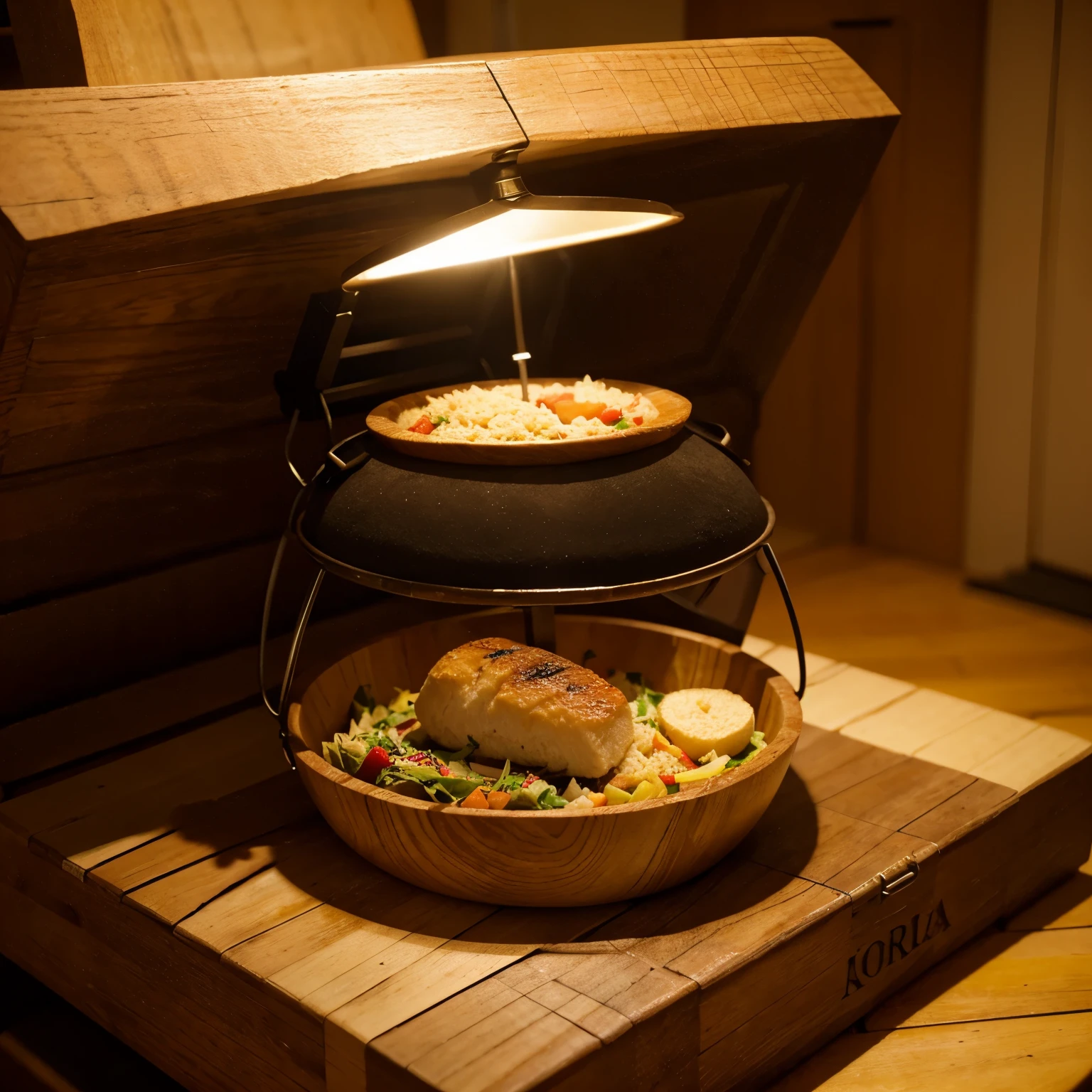 Un instrumento que genere comida al imaginarla o pensarla