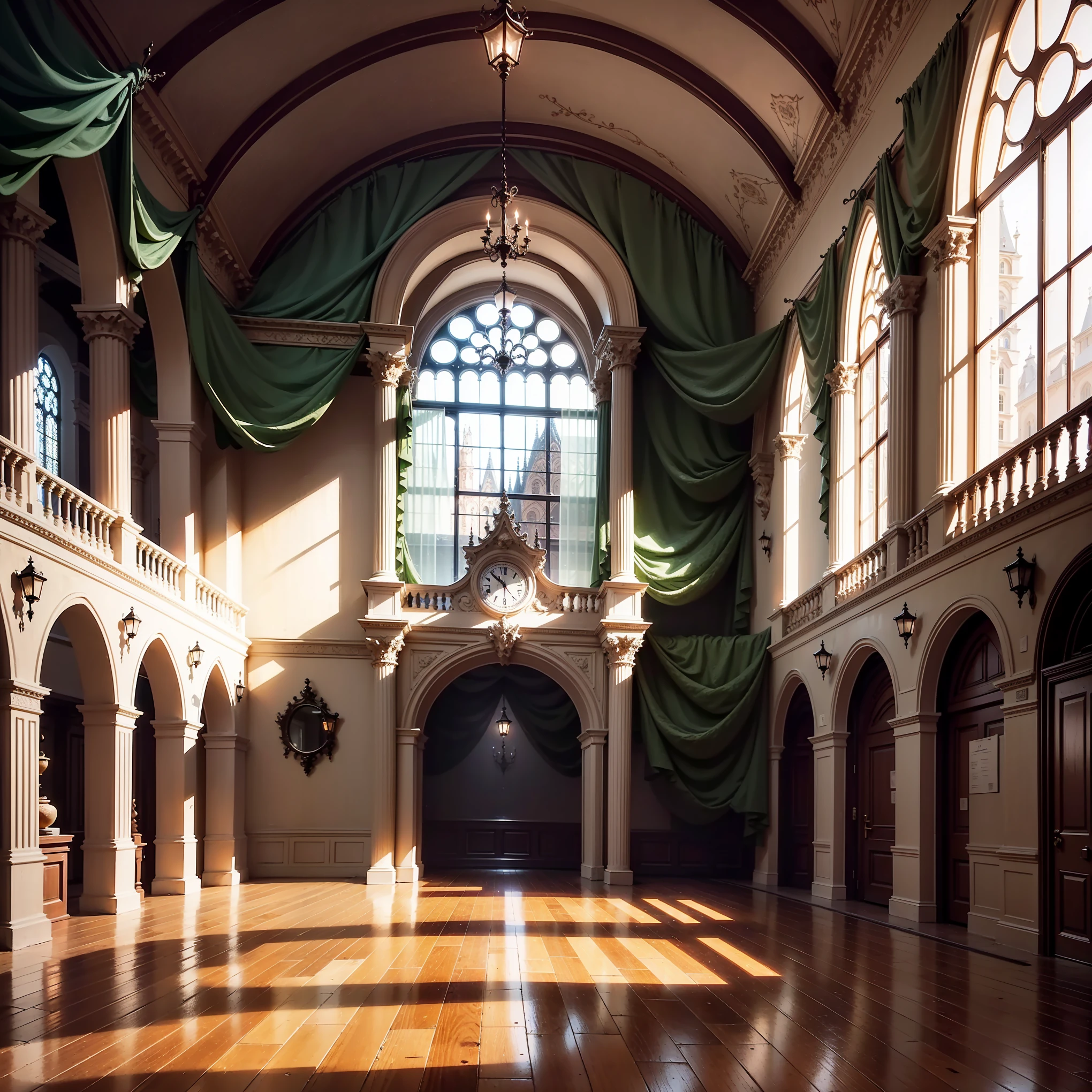 (((night))) Dark room, Gothic architecture