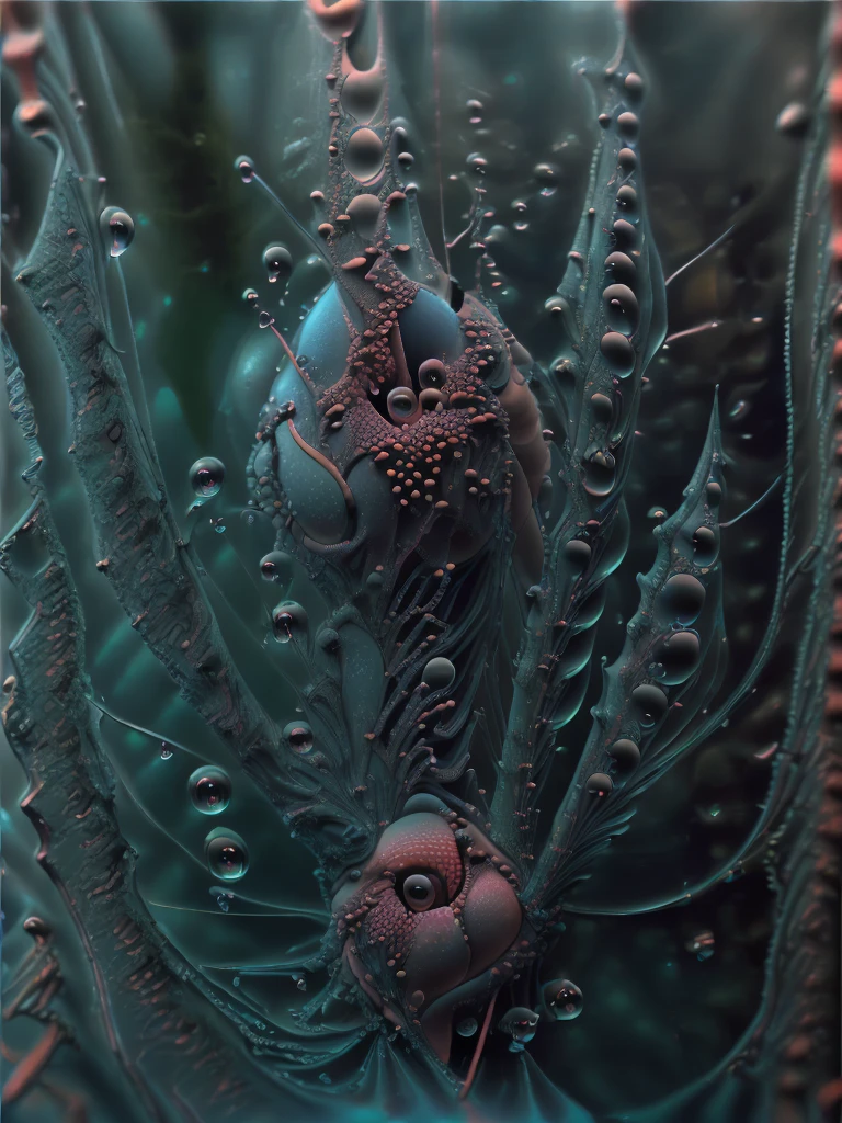 ((ocean depths:1.5)), ((highly detailed scary deep ocean animals:1.5 highly detailed bioluminescent animals:1.5 under the sea:1.4)). ((cliffs marine animals and marine plants on the seabed:1.5)),((Imaginative scene)),((perfect, meticulously detailed.:1.3)), ((full shot: 1.4)), ((Best quality )), ((Masterpiece)), 3D, (hyper detailed HD: 1.3), ((epic scenery: 1.3)), ((deep dark background: 1.3))), (((seabed darkness: 1.2 ))) , (photorealistic: 1.4), ((Front camera)),( (Low-light night movie lighting: 1.2)).32k.