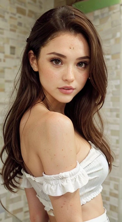 beautiful woman looks alike barbara palvin and hande ercel, little abit big lips, long ponytail hair, brunette, black hair, very detailed, hyperrealistic, cinematic